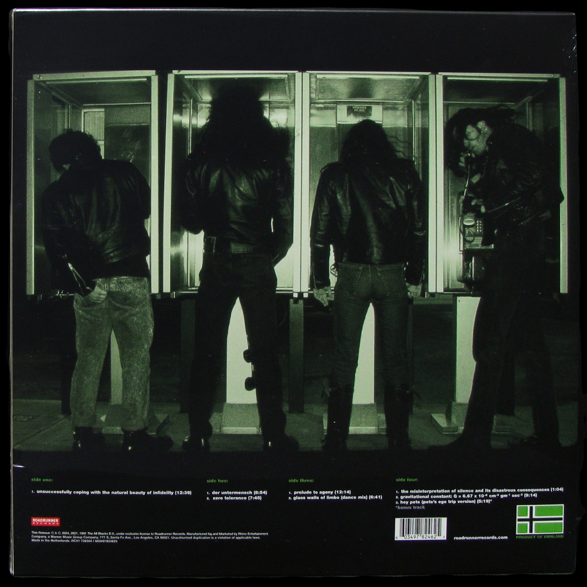 LP Type O Negative — Slow, Deep And Hard (2LP,  цветной винил) фото 2