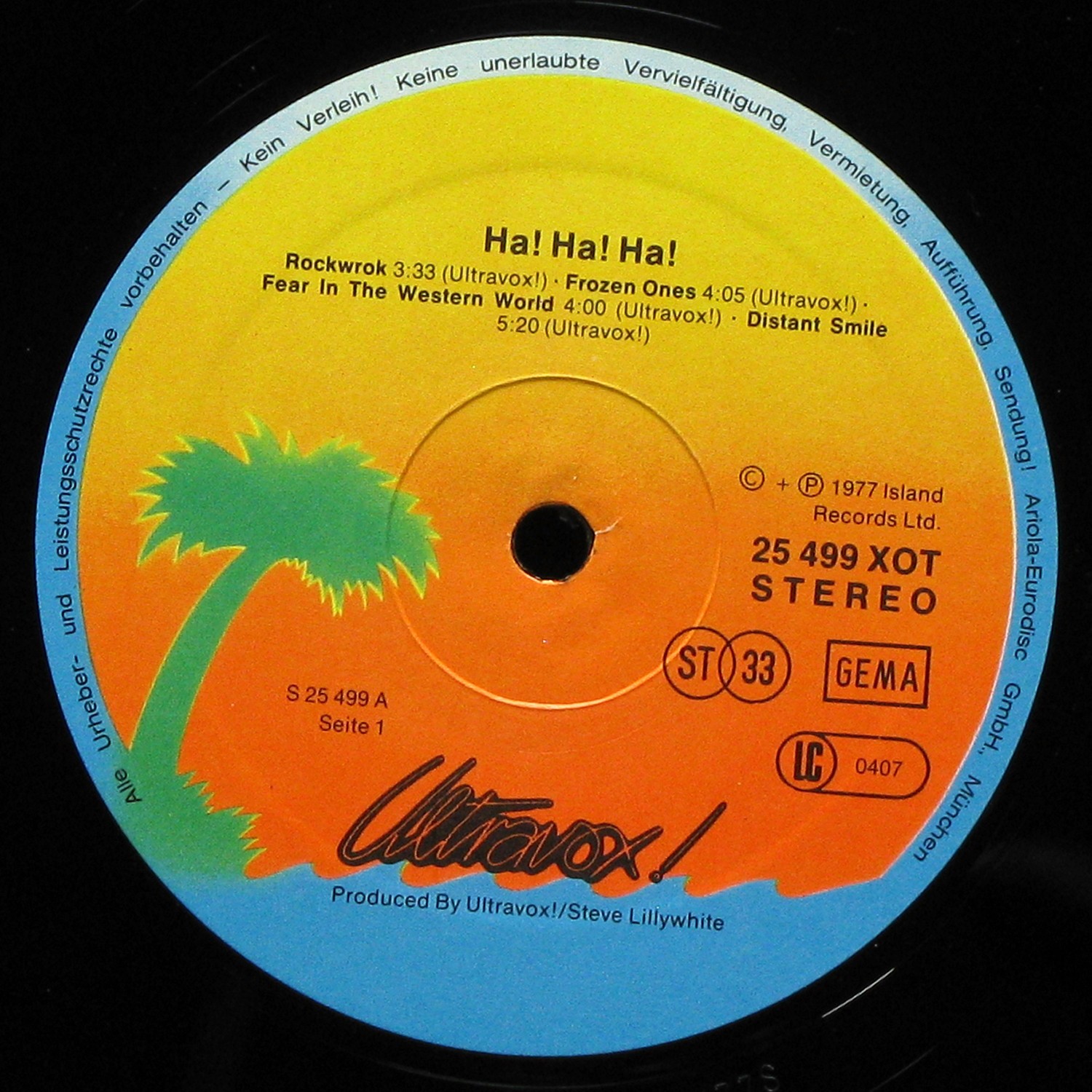 LP Ultravox — Ha! Ha! Ha! фото 3