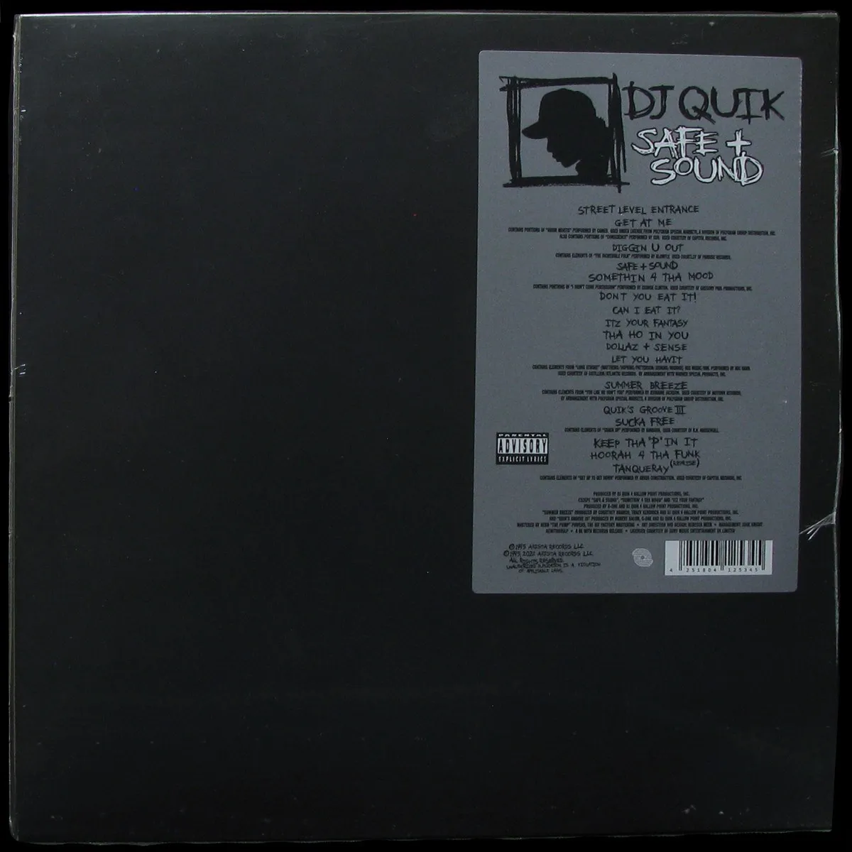 LP DJ Quik — Safe + Sound (2LP) фото