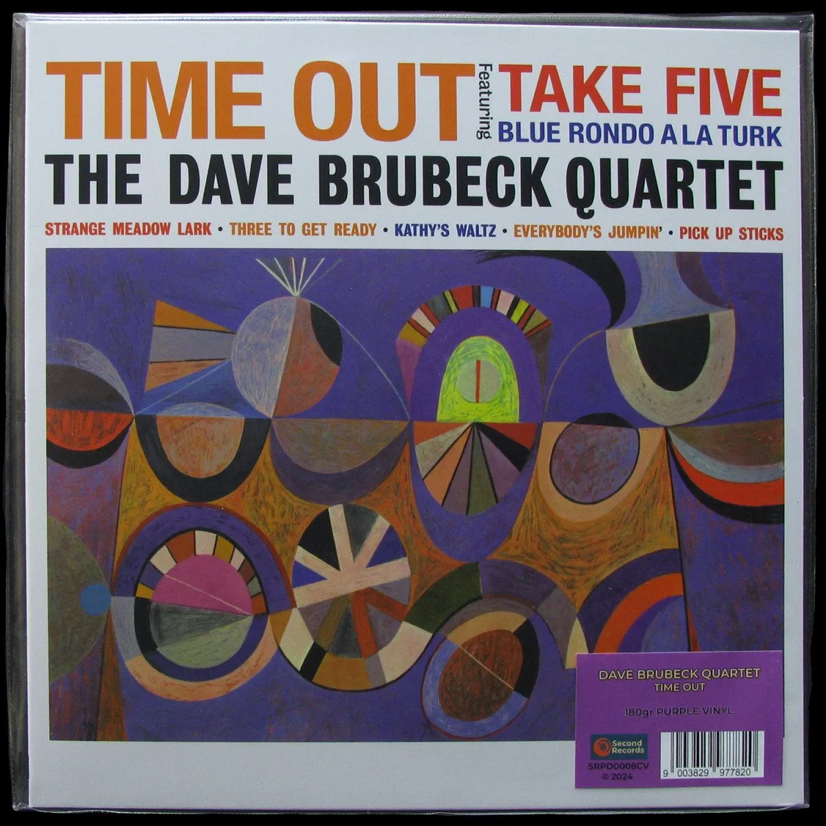 LP Dave Brubeck Quartet — Time Out (purple vinyl) фото