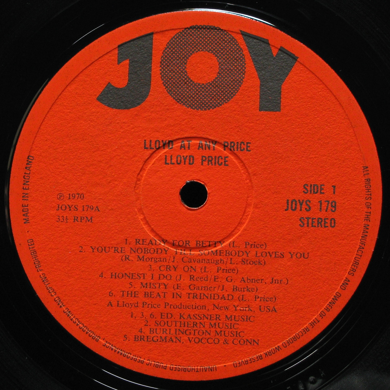 LP Lloyd Price — Lloyd At Any Price фото 2