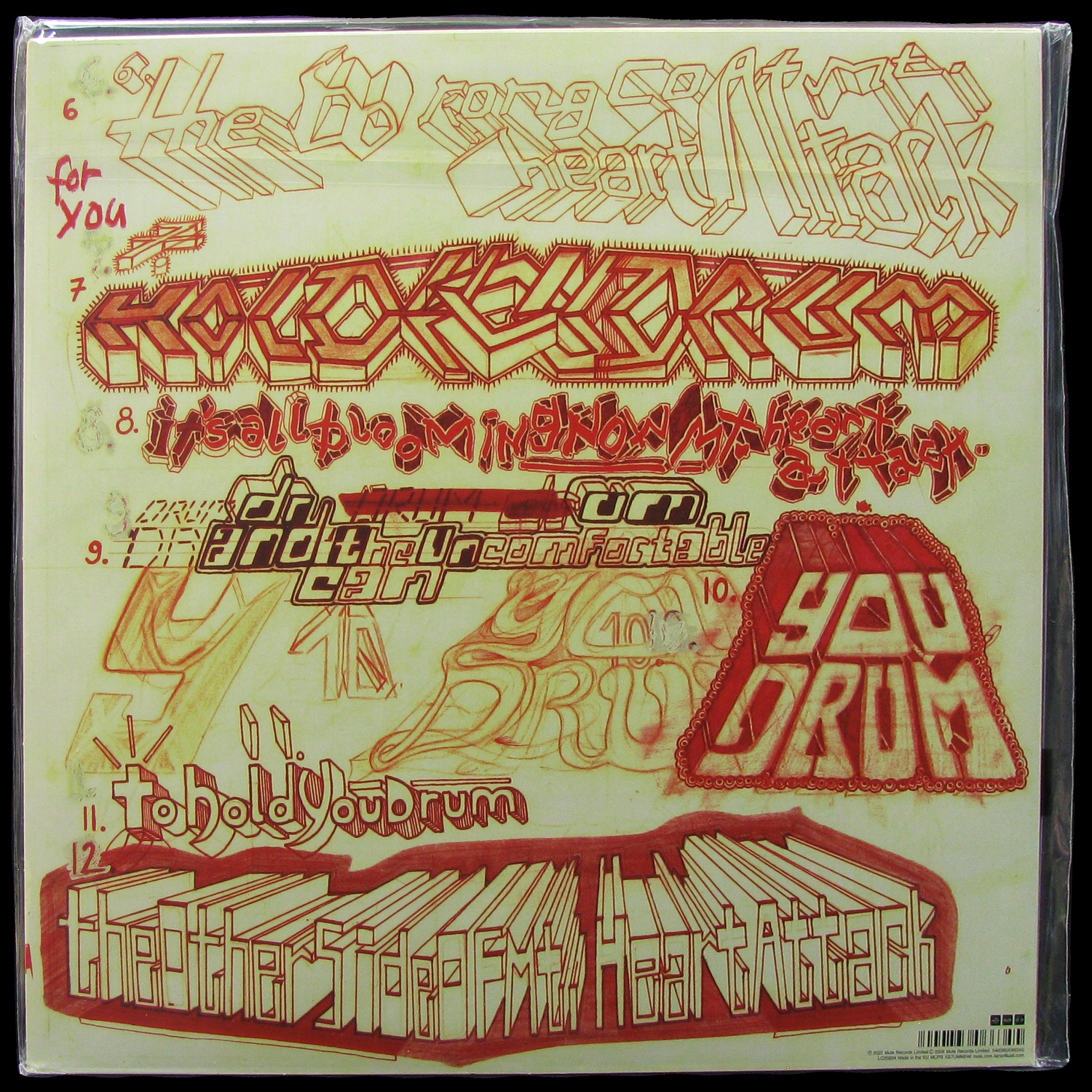 LP Liars — Drum's Not Dead (цветной винил,  + буклет) фото 2