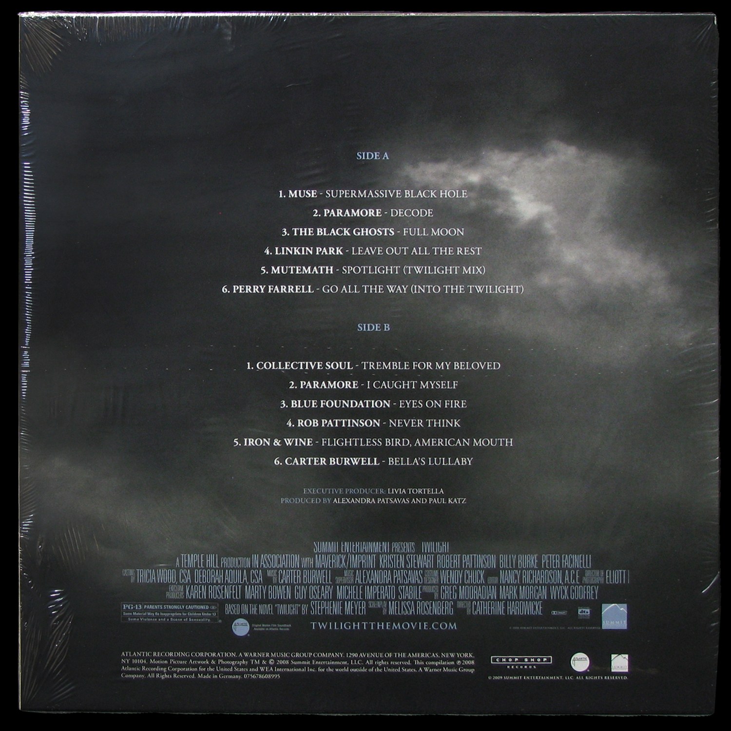 LP V/A — Twilight (Original Motion Picture Soundtrack) (цветной винил) фото 2