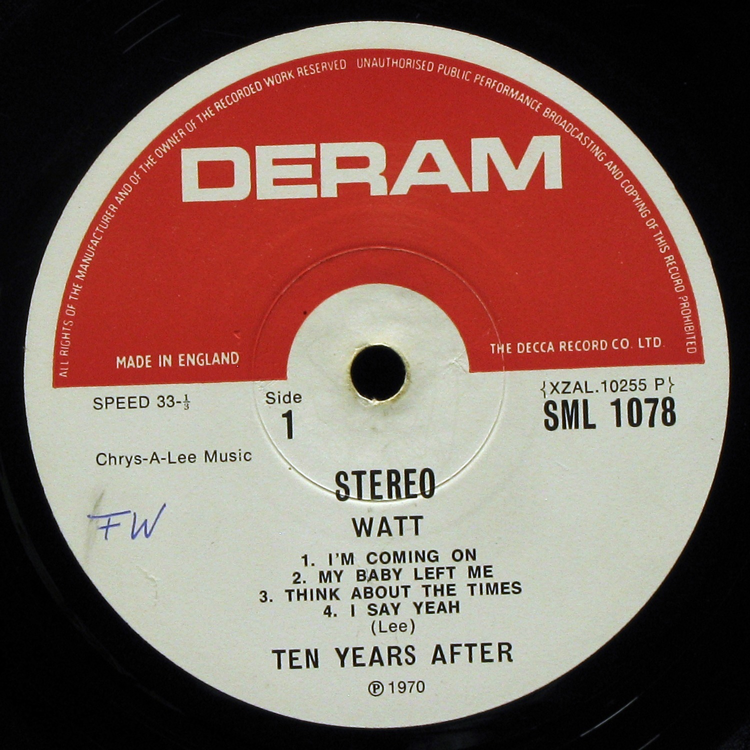 LP Ten Years After — Watt фото 5