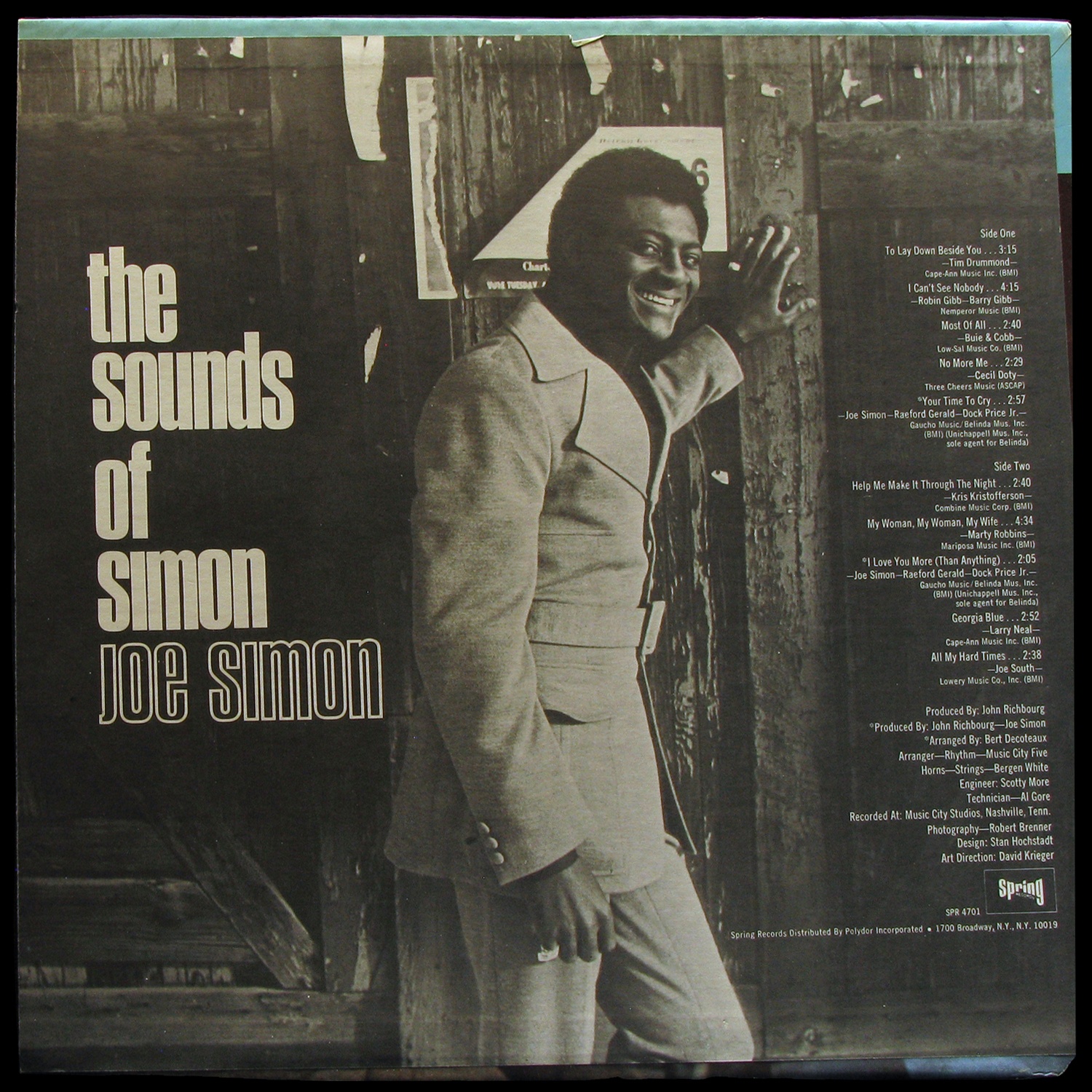 LP Joe Simon — Sounds Of Simon фото 2