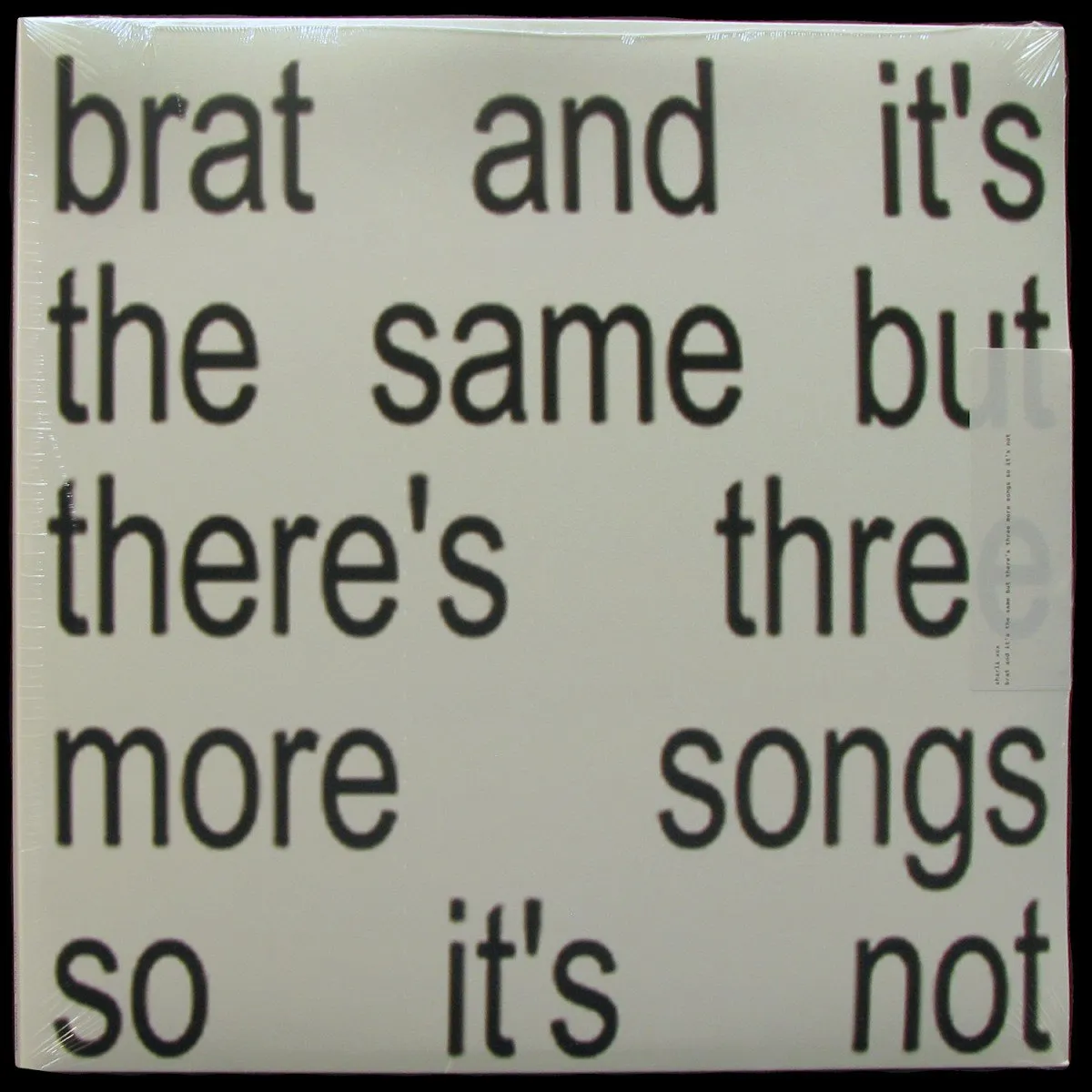 LP Charli XCX — Brat And It's The Same But There's Three More Songs So It's Not (2LP,  + книга,  цветной винил) фото