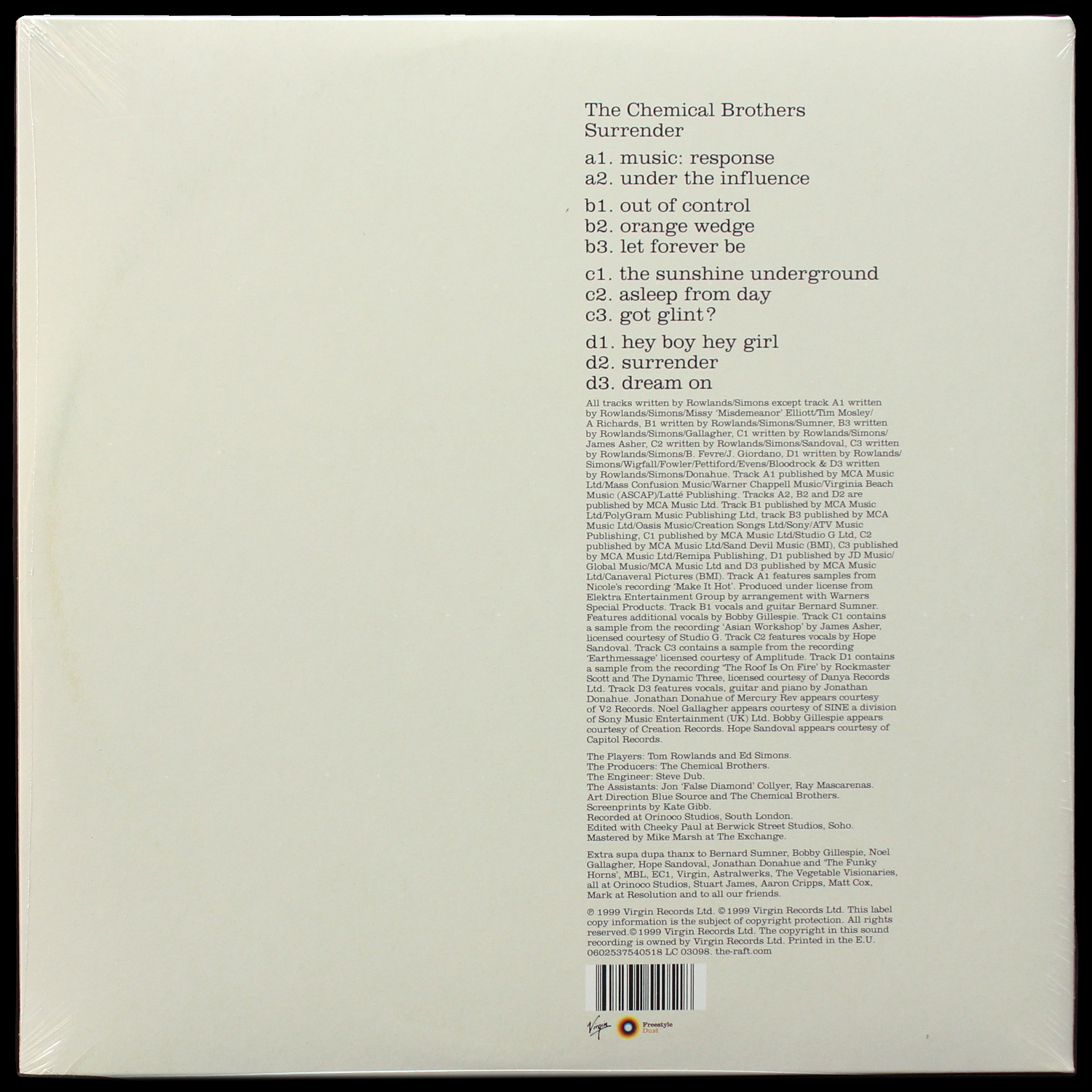 LP Chemical Brothers — Surrender (2LP) фото 2