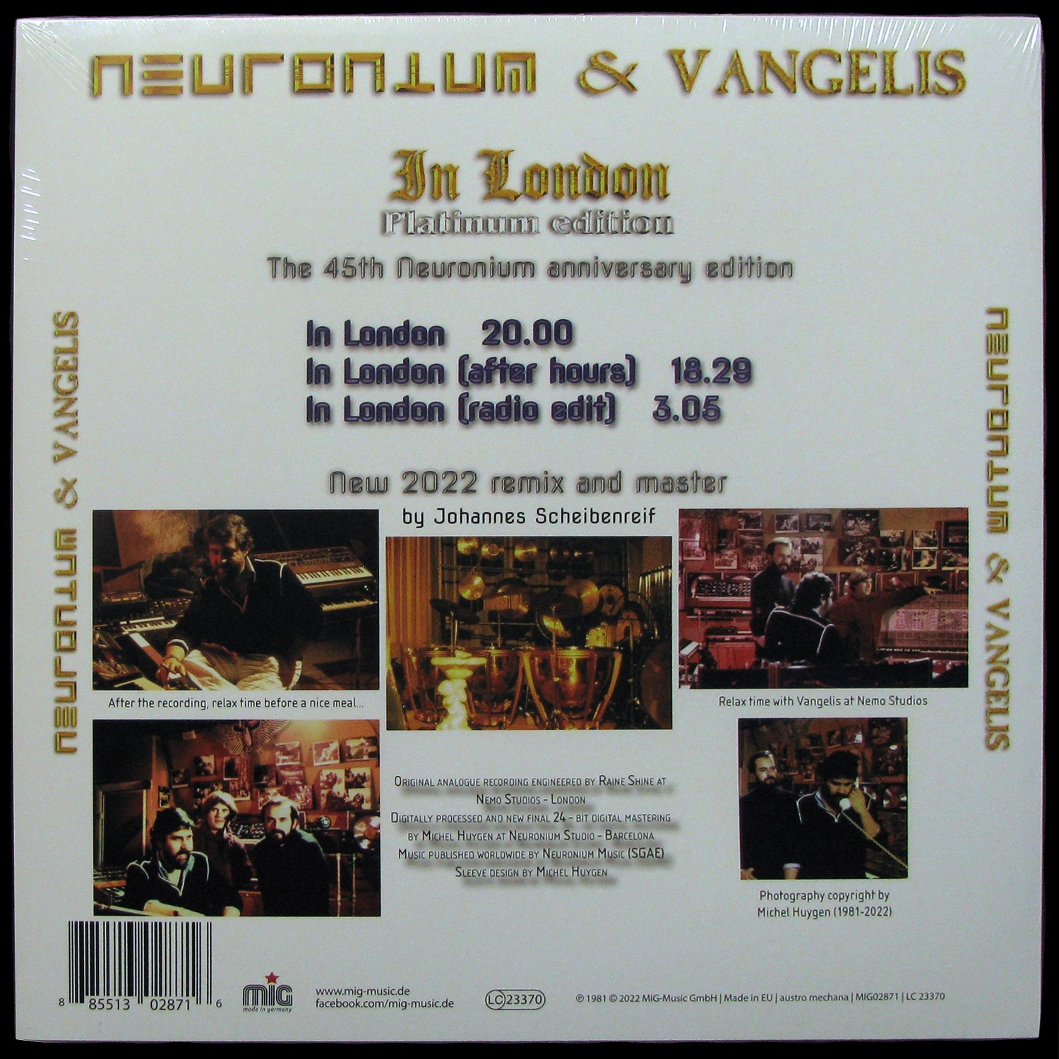 LP Neuronium — In London Platinum Edition фото 2