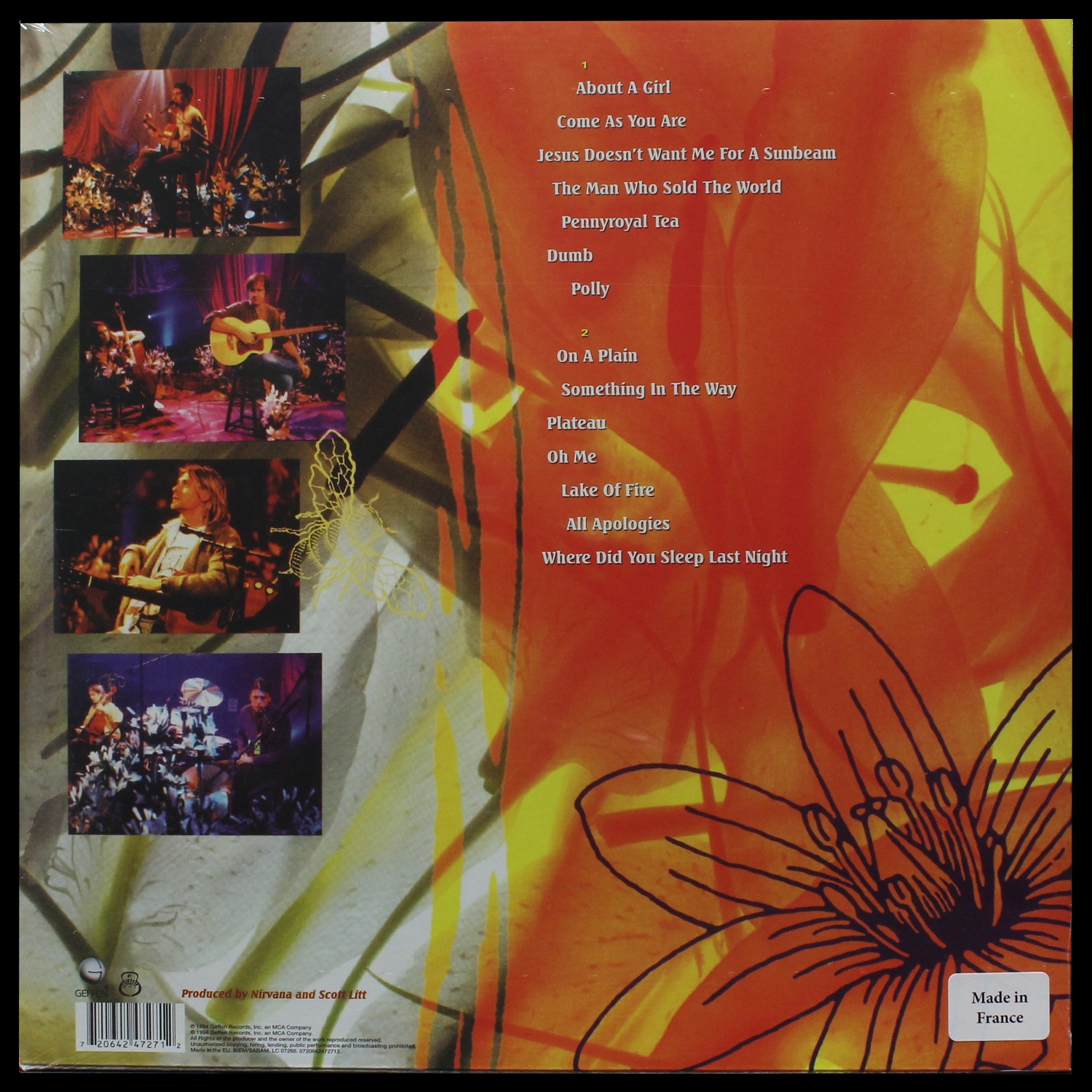 LP Nirvana — MTV Unplugged In New York фото 2