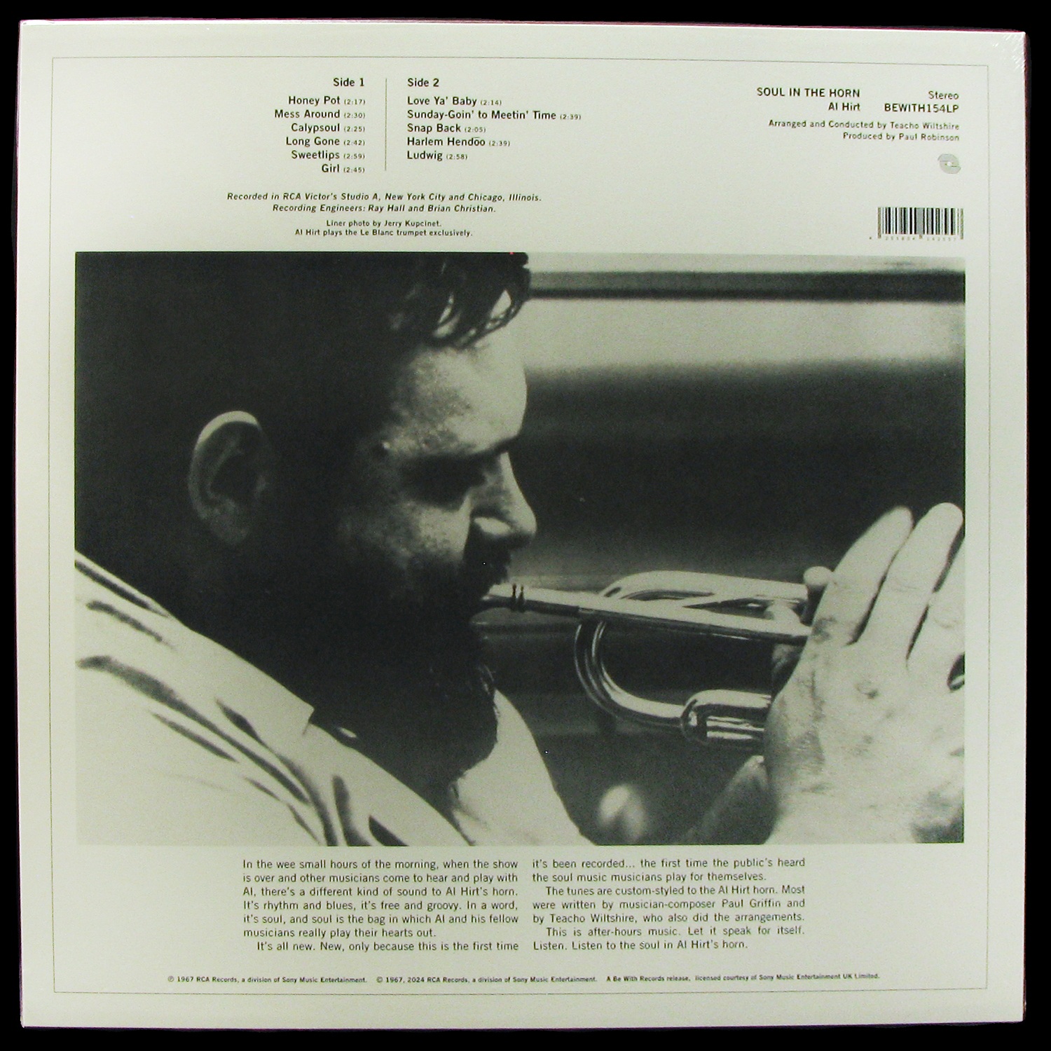 LP Al Hirt — Soul In The Horn фото 2