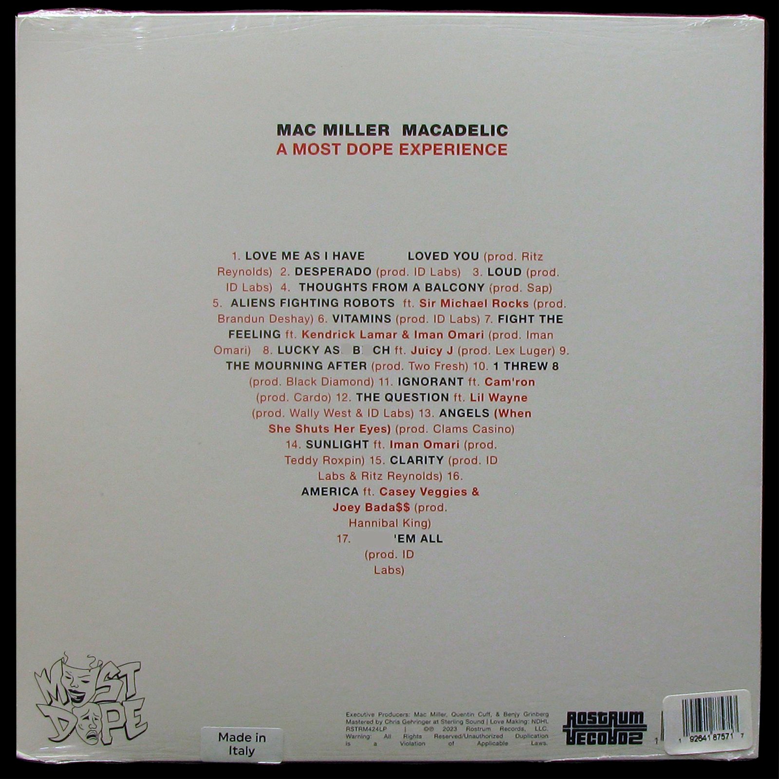 LP Mac Miller — Macadelic (2LP,  цветной винил) фото 2