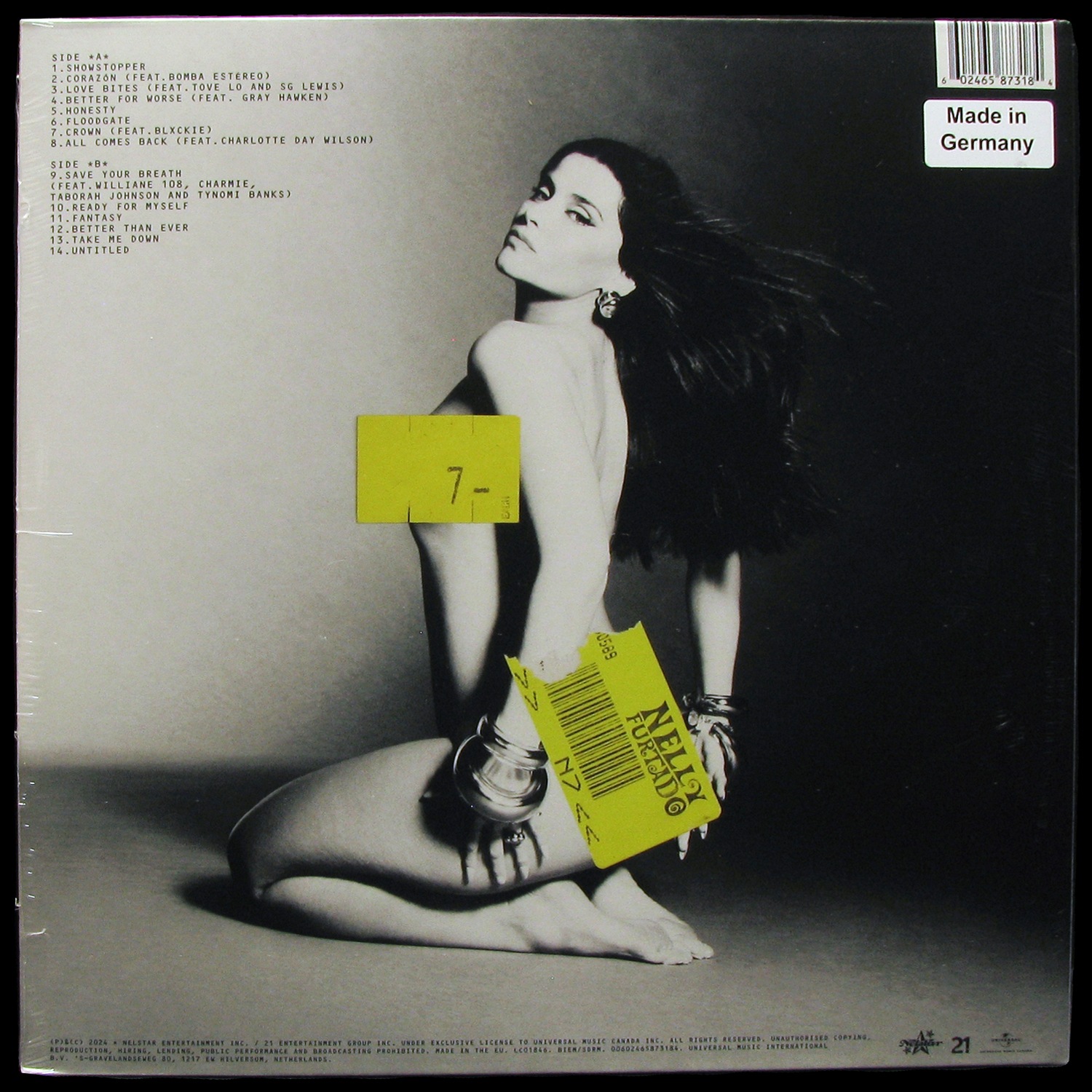 LP Nelly Furtado — 7 (цветной винил) фото 2