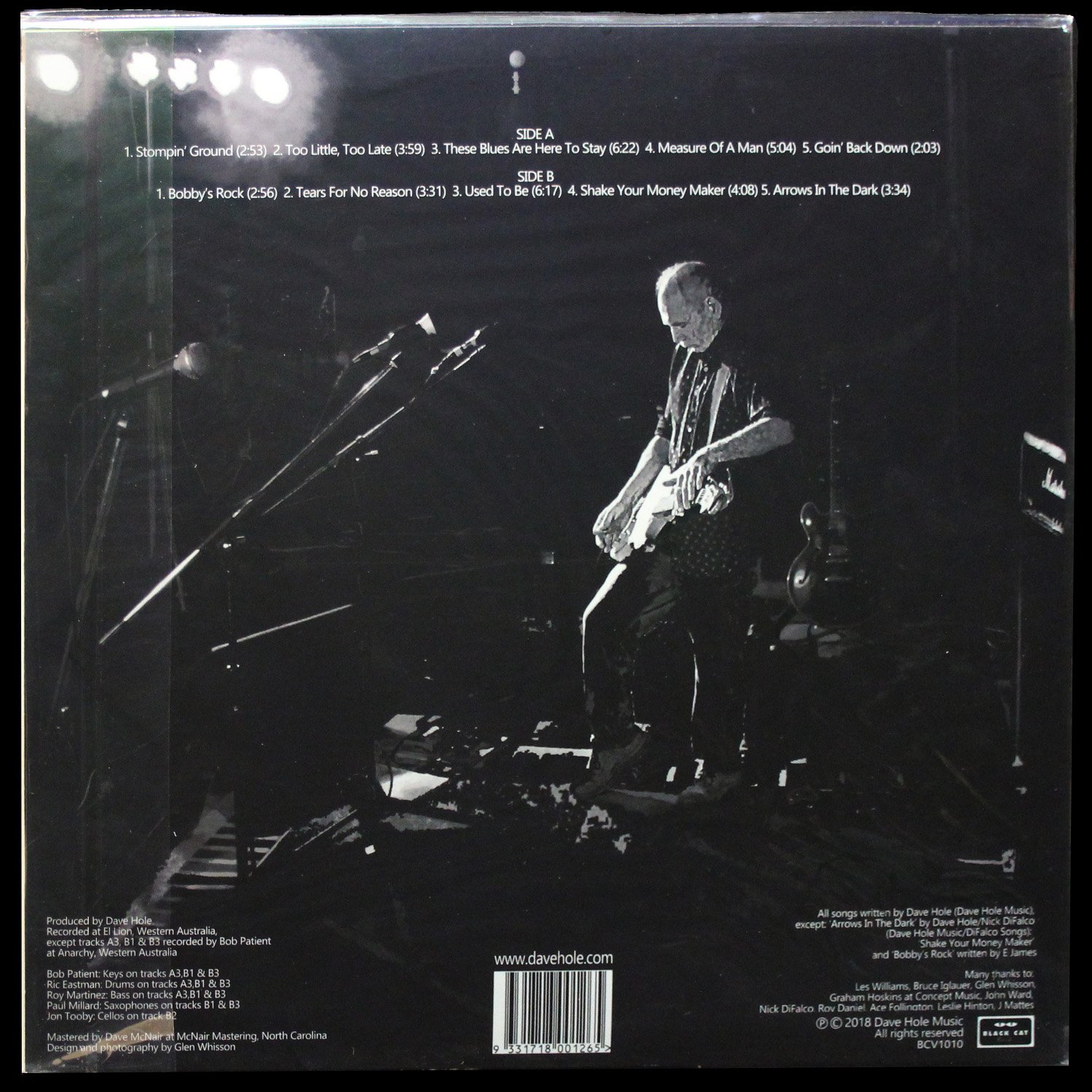 LP Dave Hole — Goin' Back Down (цветной винил) фото 2