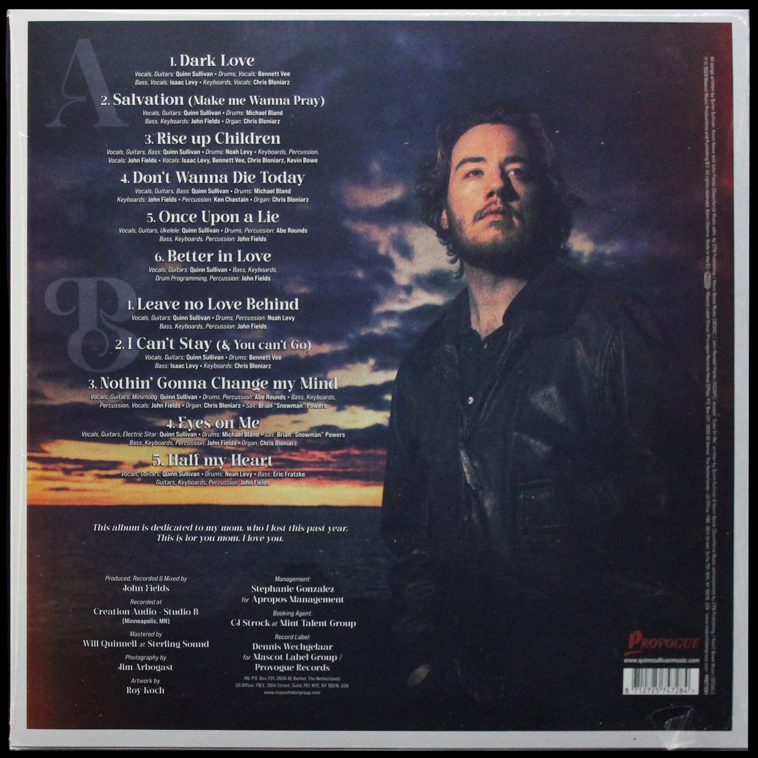 LP Quinn Sullivan — Salvation (цветной винил) фото 2