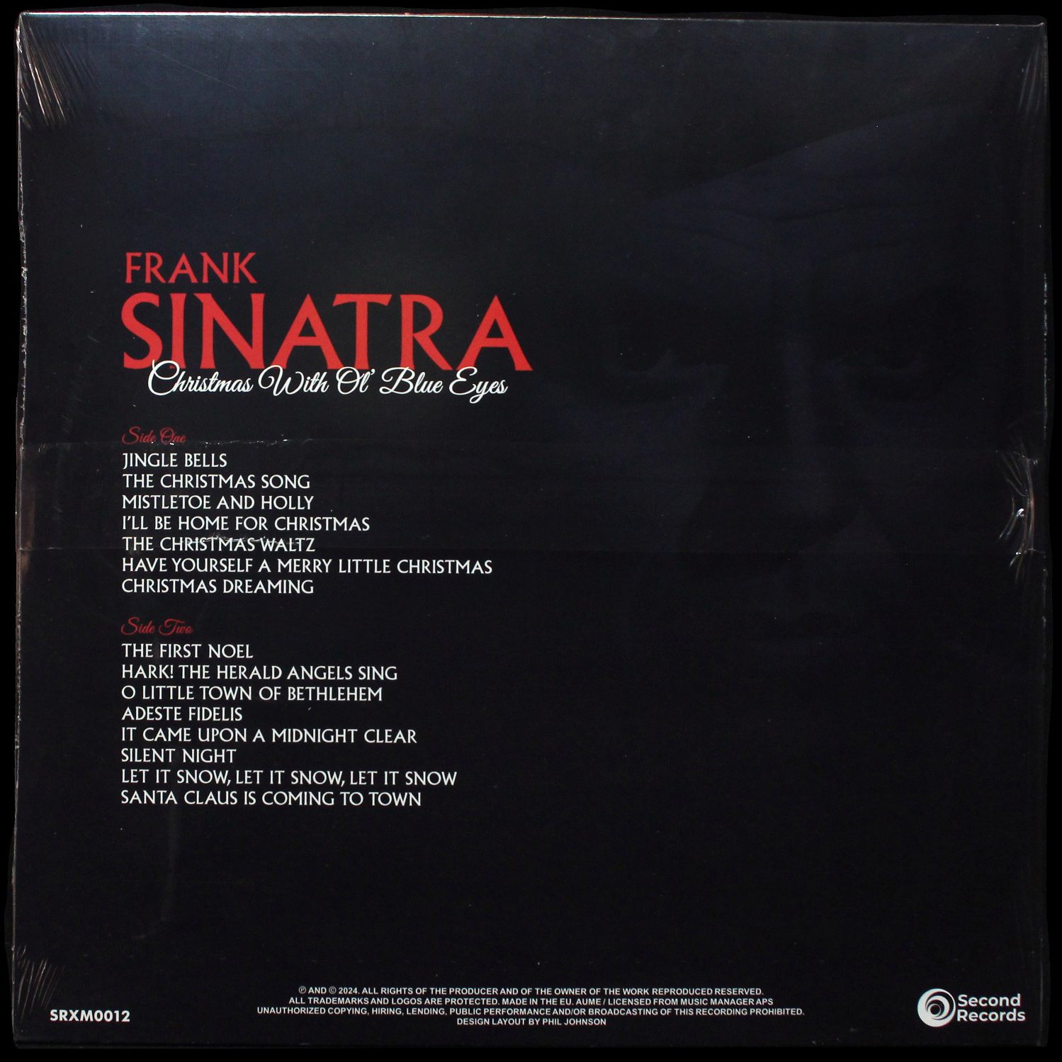 LP Frank Sinatra — Christmas With Ol Blue Eyes (цветной винил) фото 2