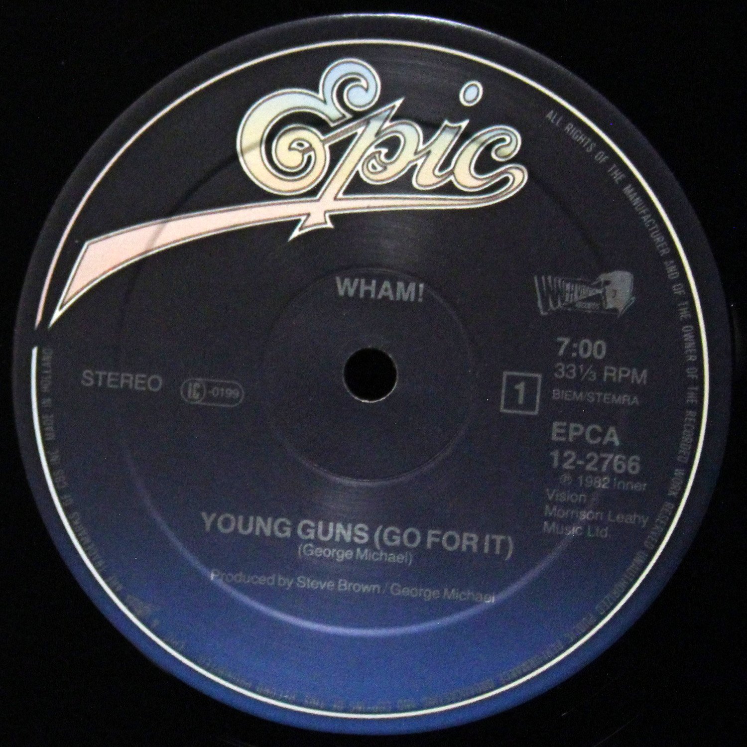 LP Wham! — Young Guns (Go For It) (сингл) фото 2