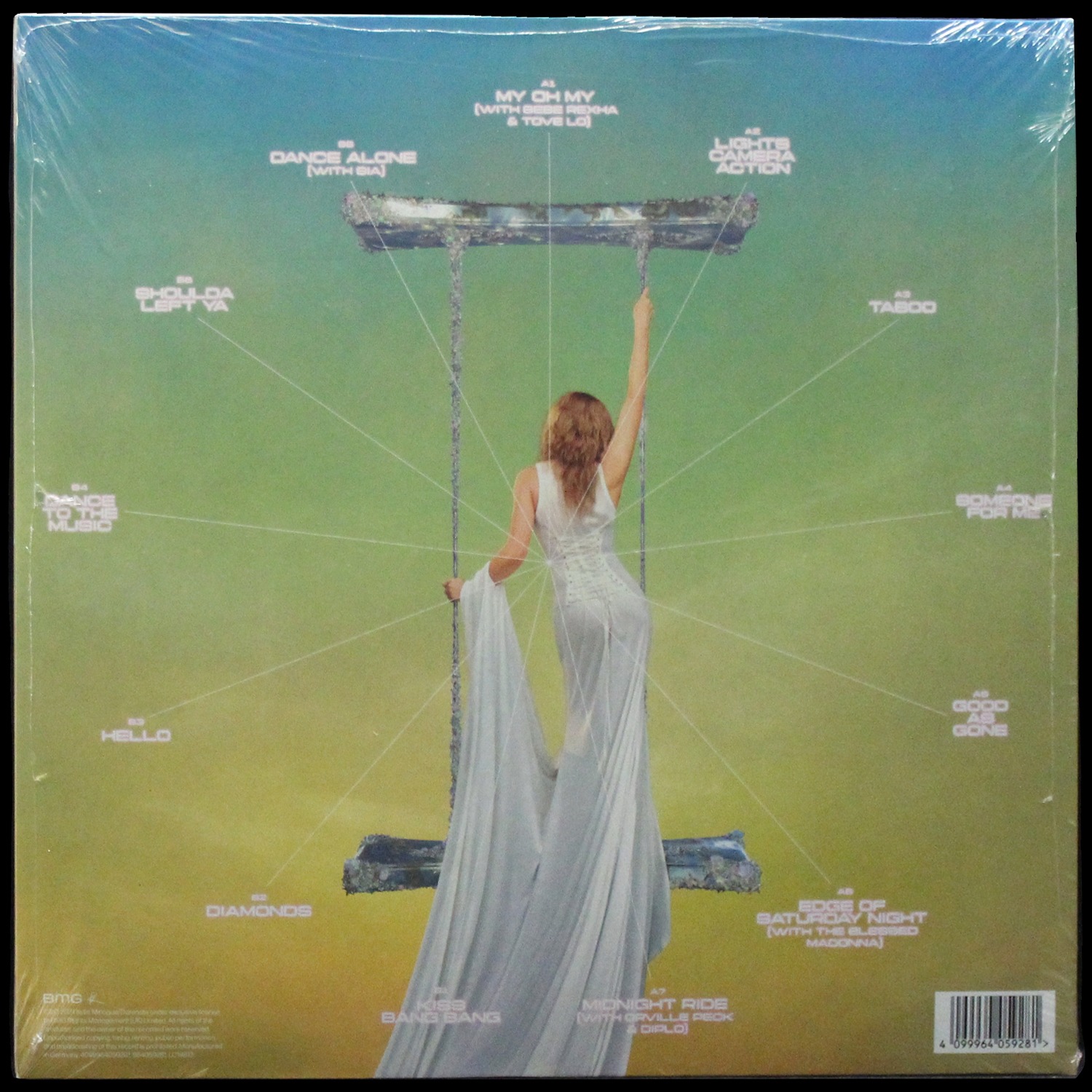 LP Kylie Minogue — Tension II (crystal clear vinyl) фото 2