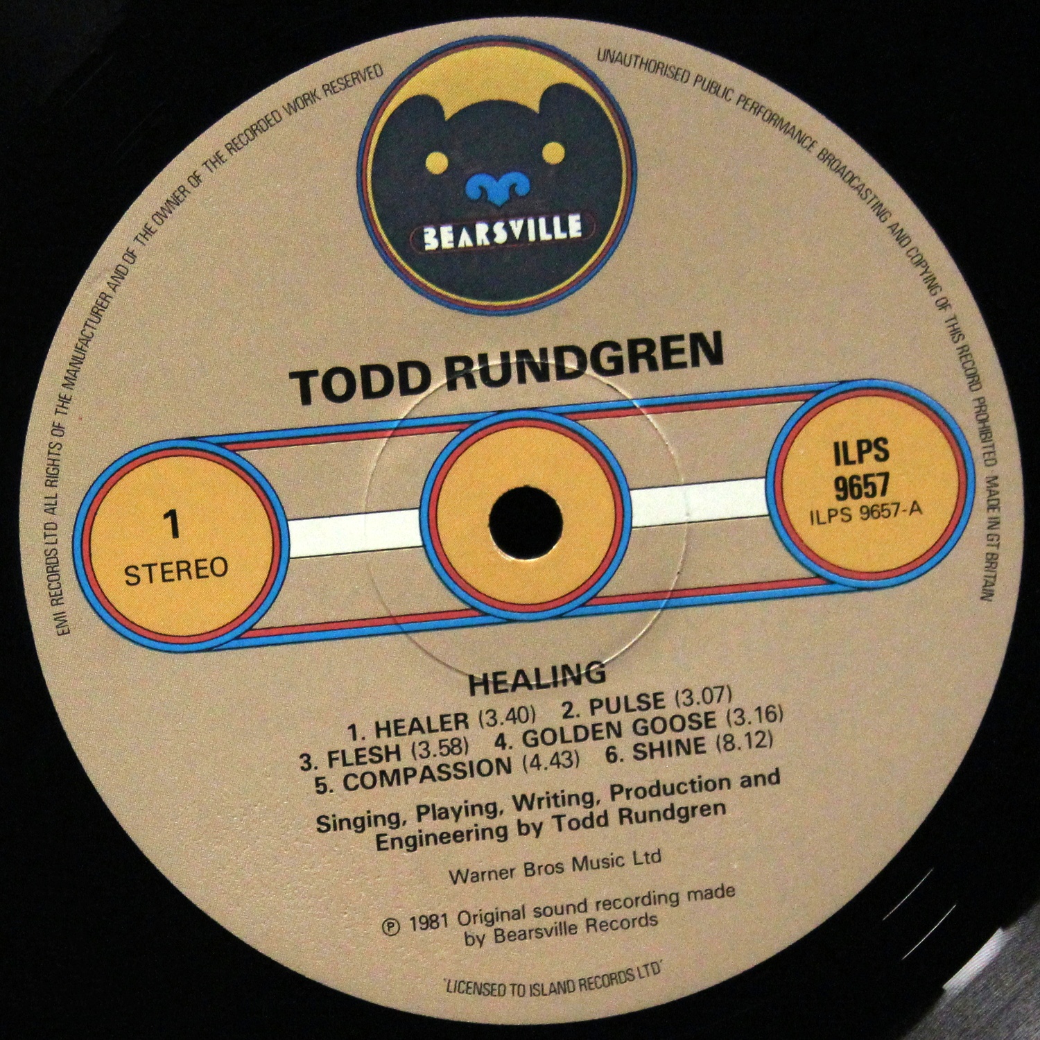 LP Todd Rundgren — Healing фото 2