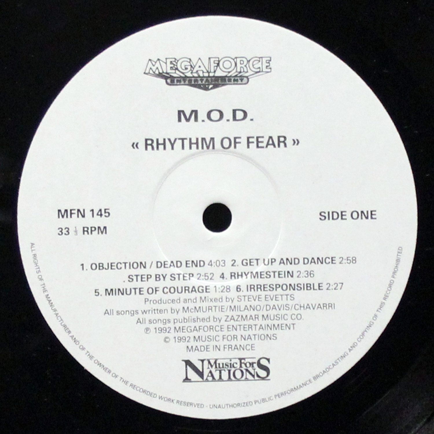 LP Method Of Destruction — Rhythm Of Fear фото 3
