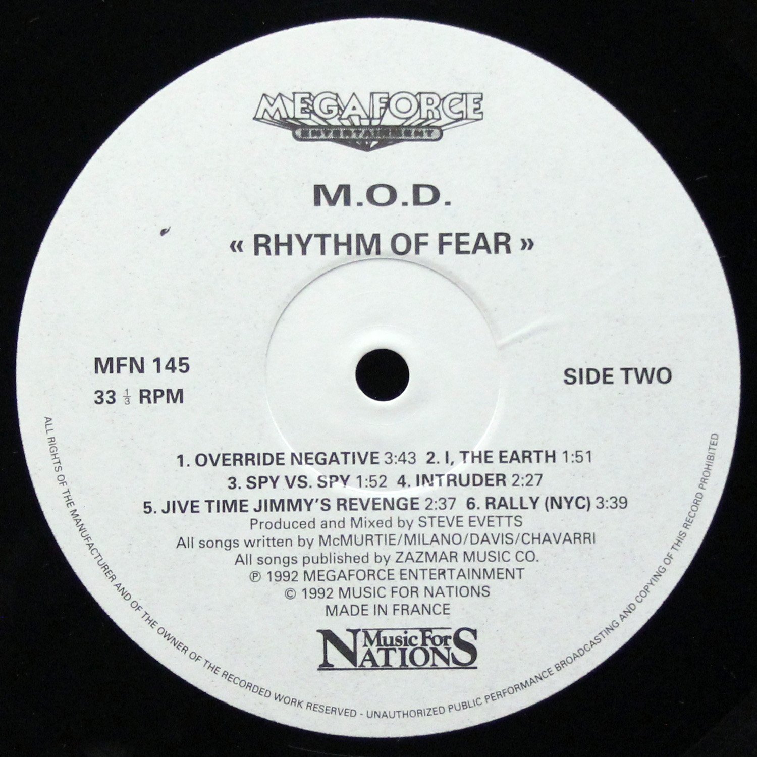 LP Method Of Destruction — Rhythm Of Fear фото 4