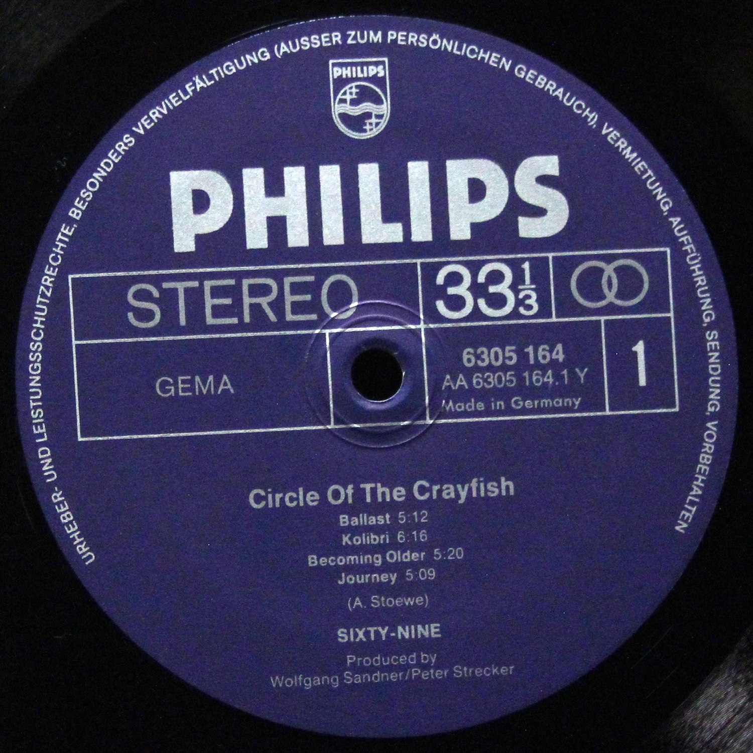 LP Sixty Nine — Circle Of The Crayfish фото 3