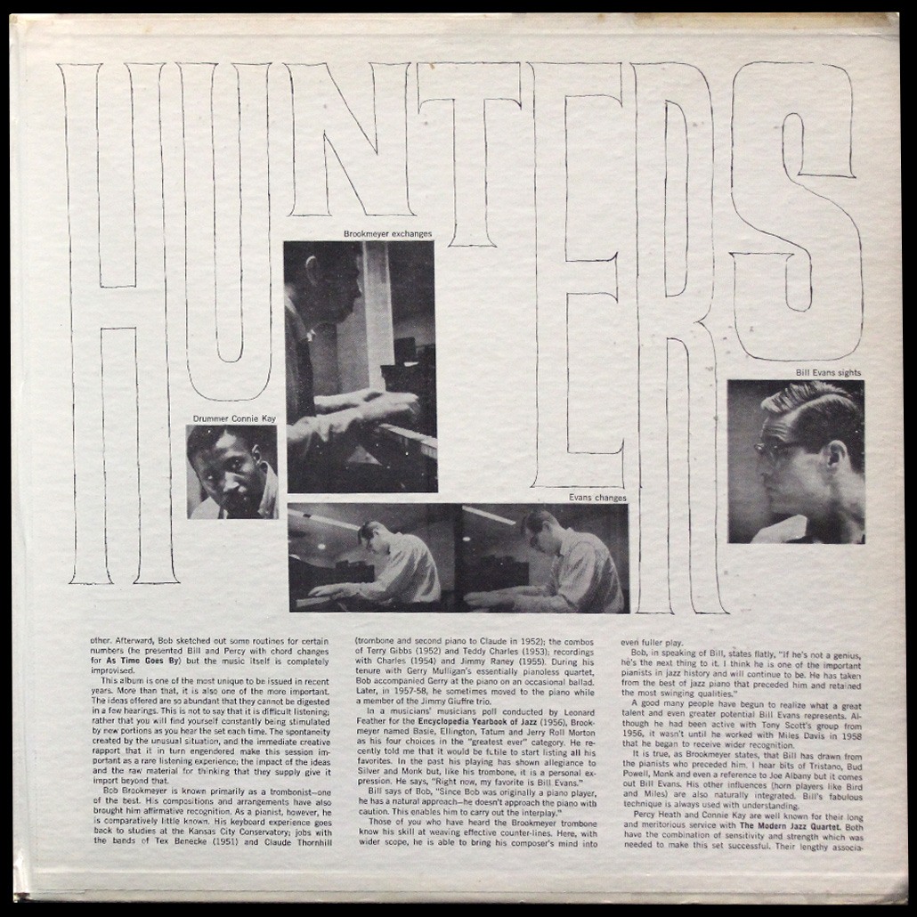 LP Bob Brookmeyer — Ivory Hunters (моно) фото 6