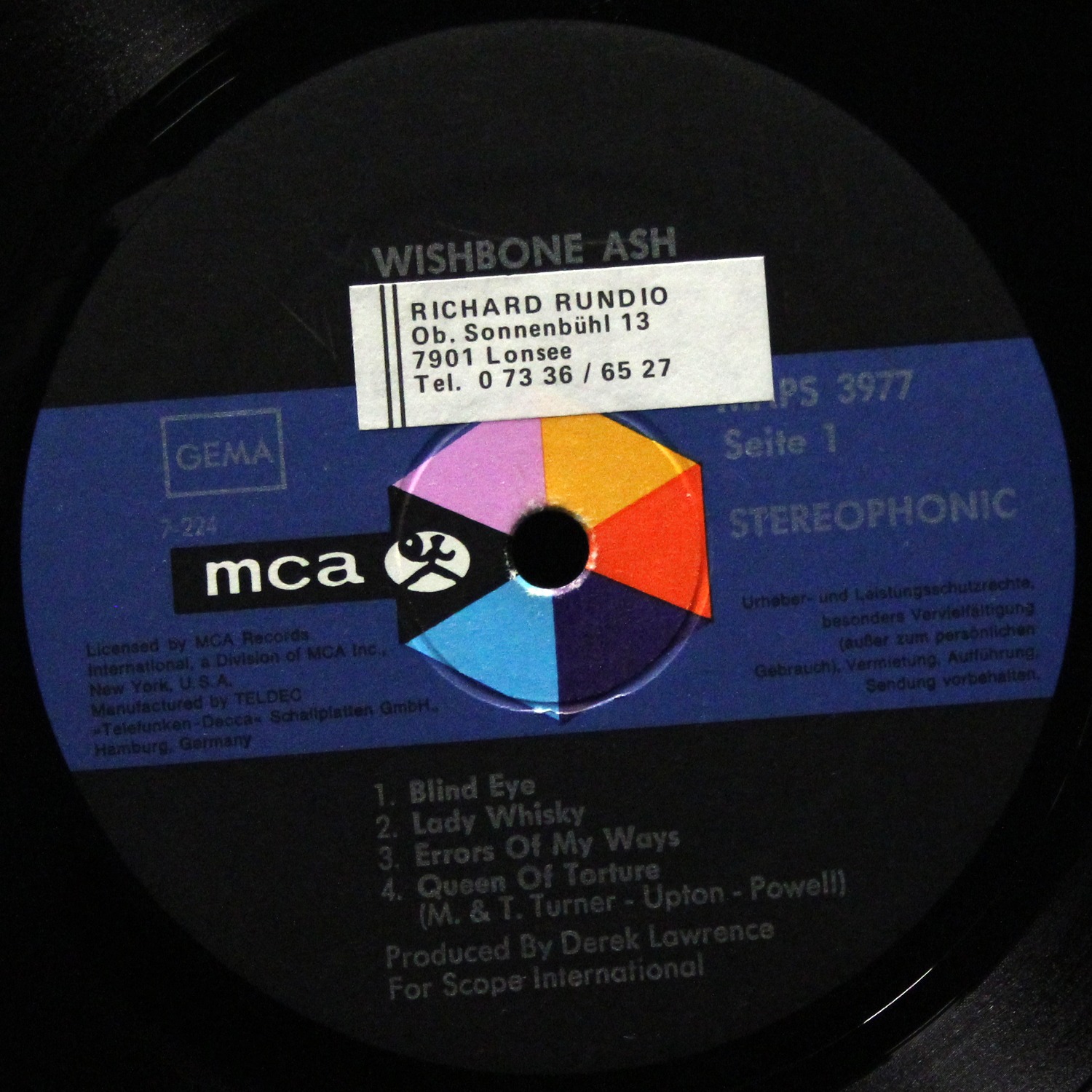 LP Wishbone Ash — Wishbone Ash фото 5