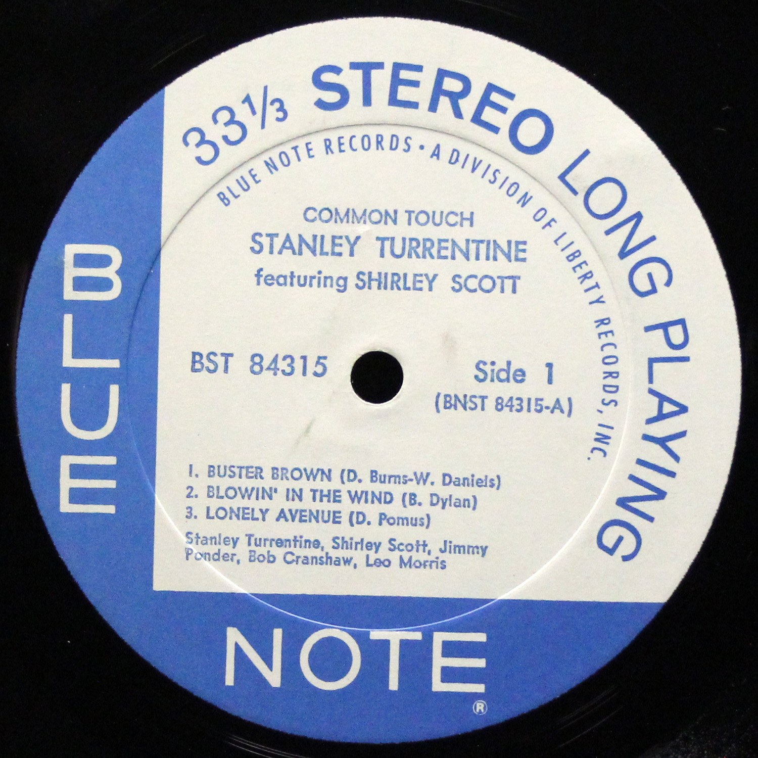 LP Stanley Turrentine — Common Touch фото 3