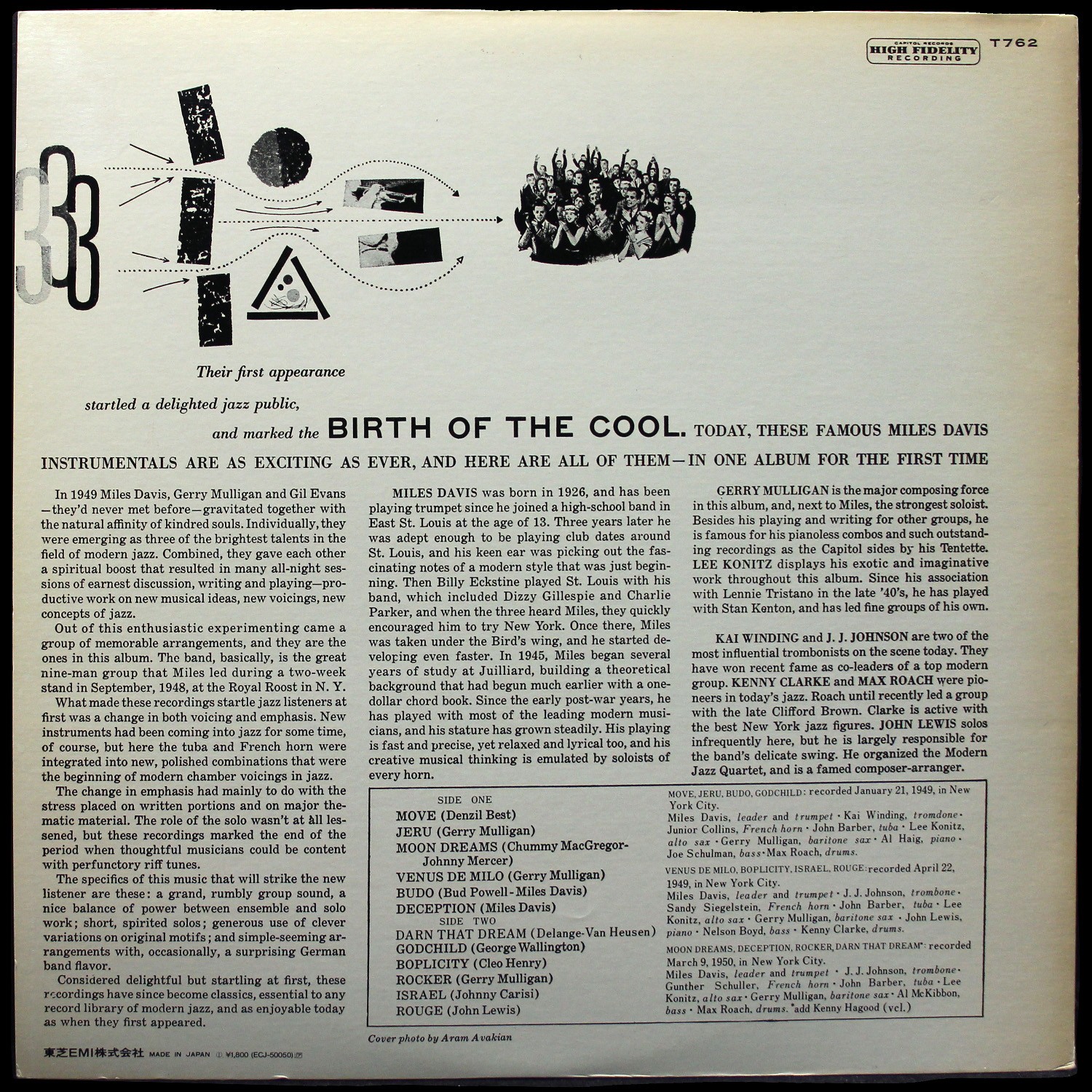 LP Miles Davis — Birth Of The Cool (моно) фото 2