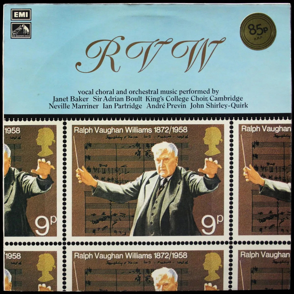 LP Ralph Vaughan Williams — RVW (Vocal Choral And Orchestral Music) фото