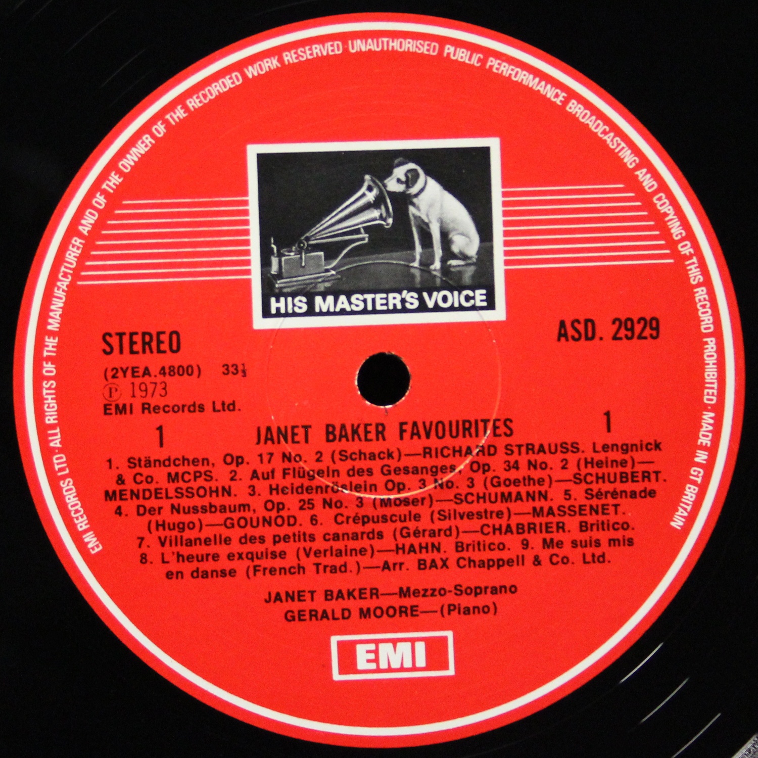 LP Janet Baker — Janet Baker Favourites фото 3