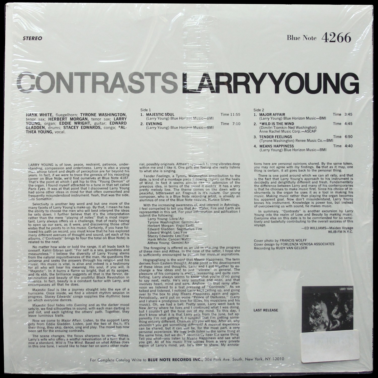 LP Larry Young — Contrasts фото 2
