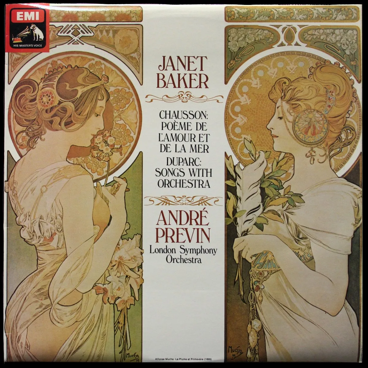 LP Janet Baker — Phidyle / Poeme De L'amour Et De La Mer (+ буклет) фото