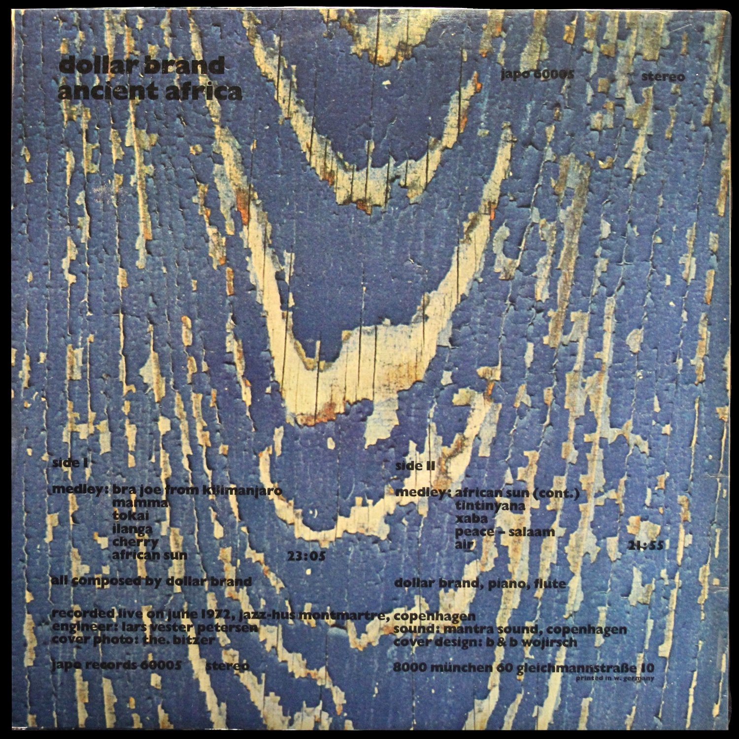 LP Dollar Brand — Ancient Africa фото 4