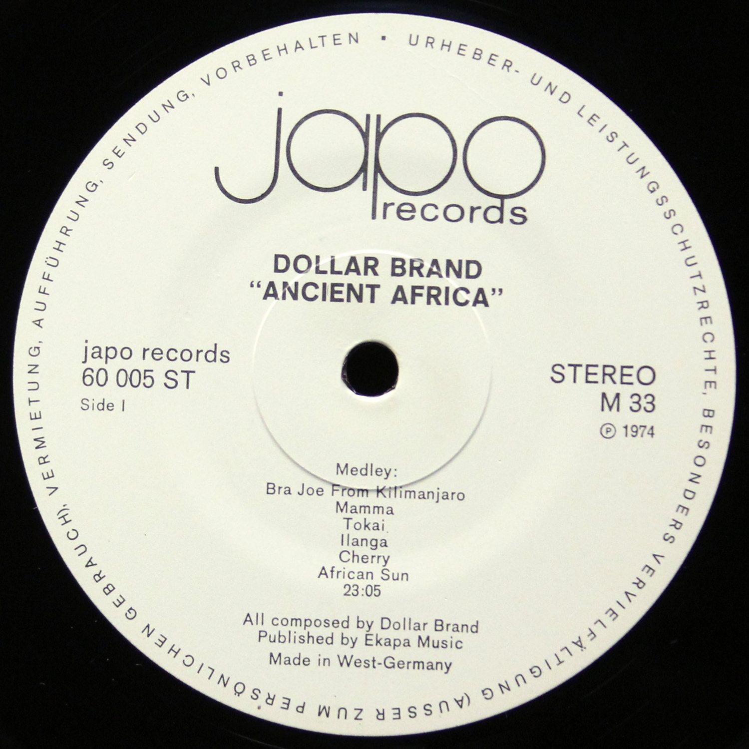 LP Dollar Brand — Ancient Africa фото 2