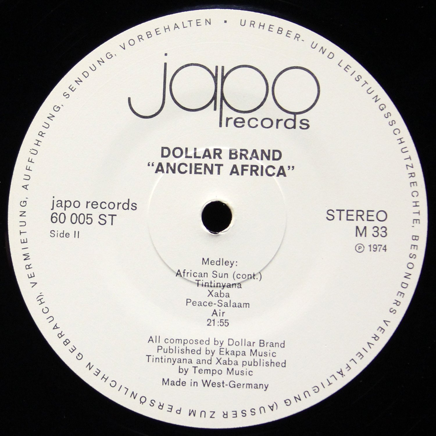 LP Dollar Brand — Ancient Africa фото 3