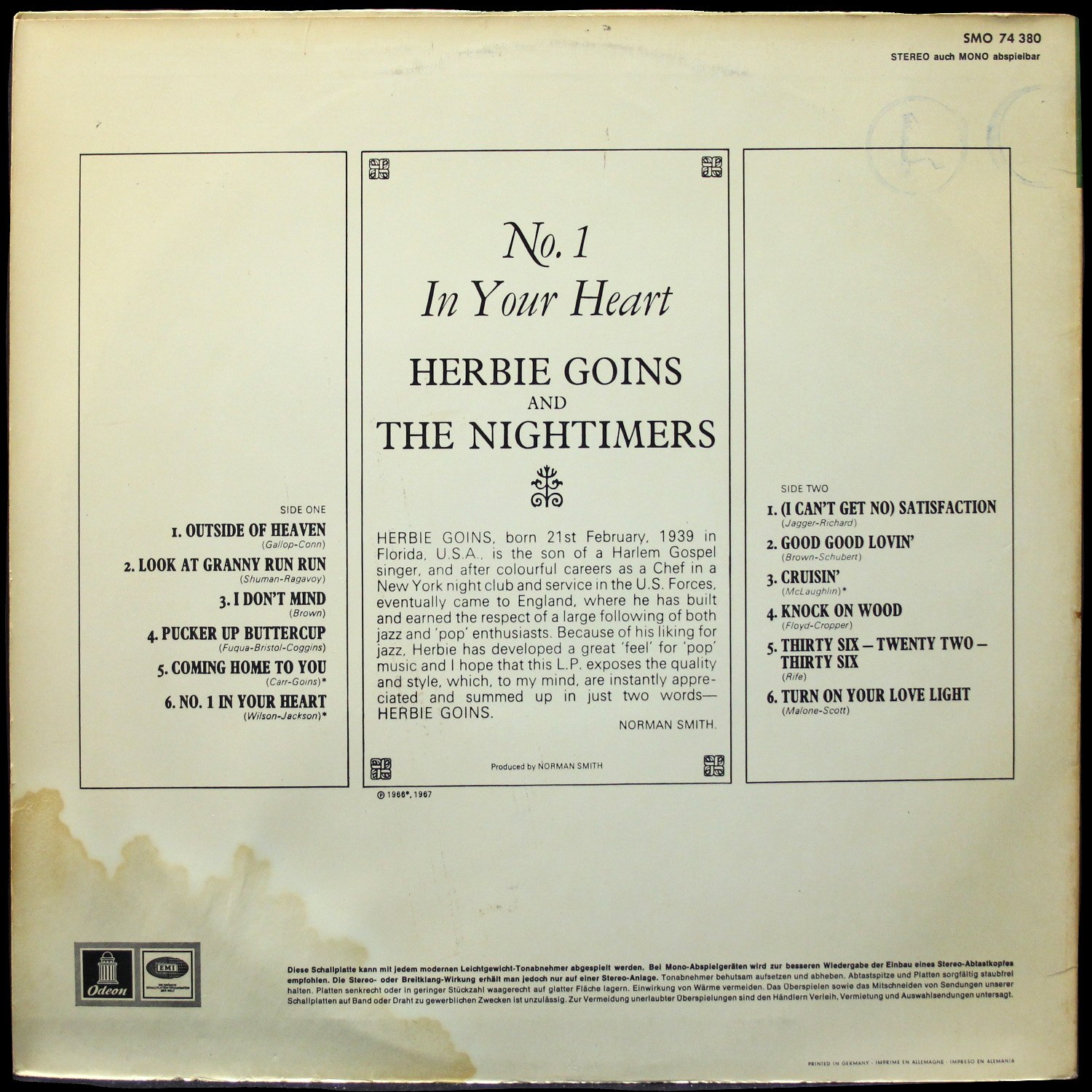 LP Herbie Goins — Soul Soul Soul фото 2