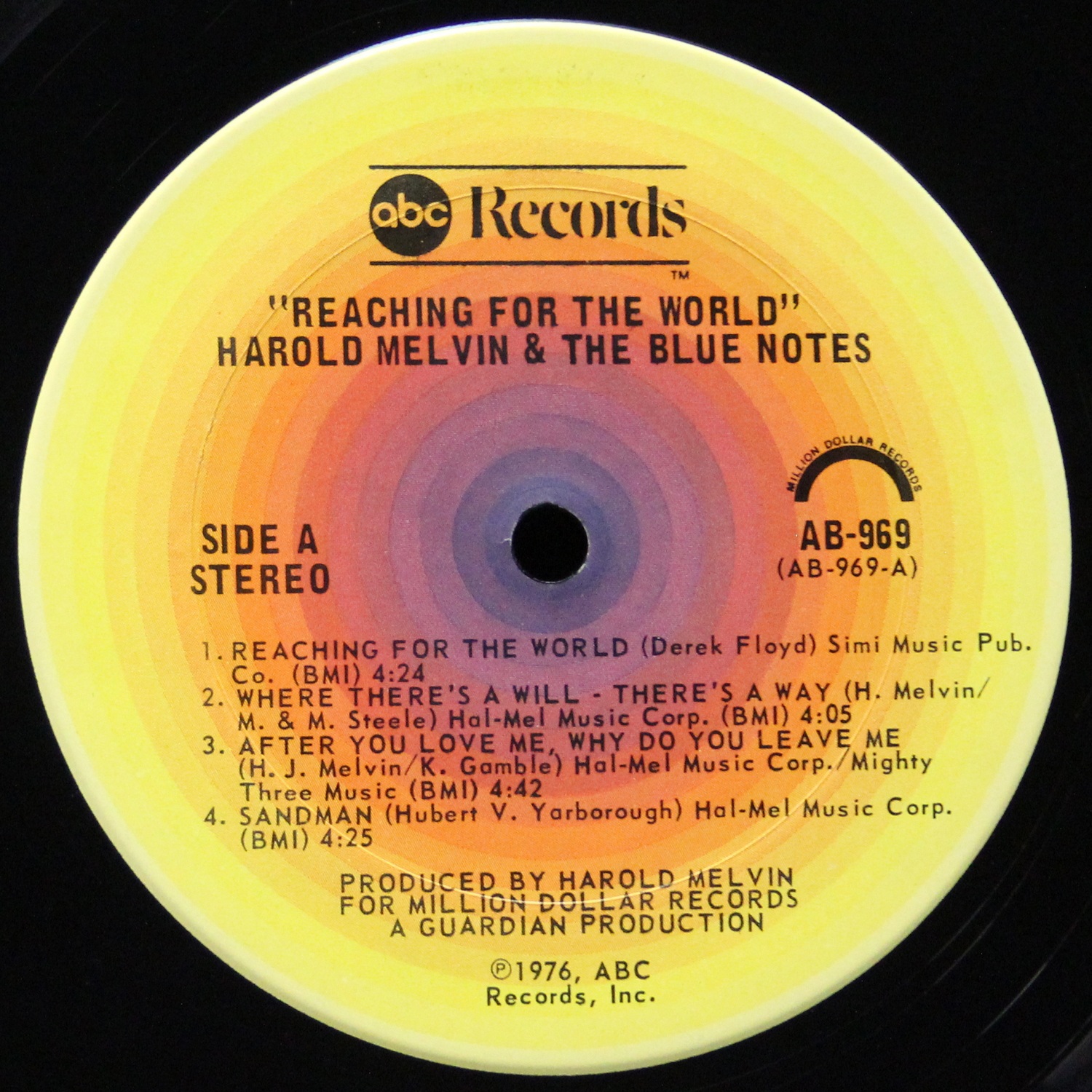 LP Harold Melvin And The Blue Note — Reaching For The World фото 2