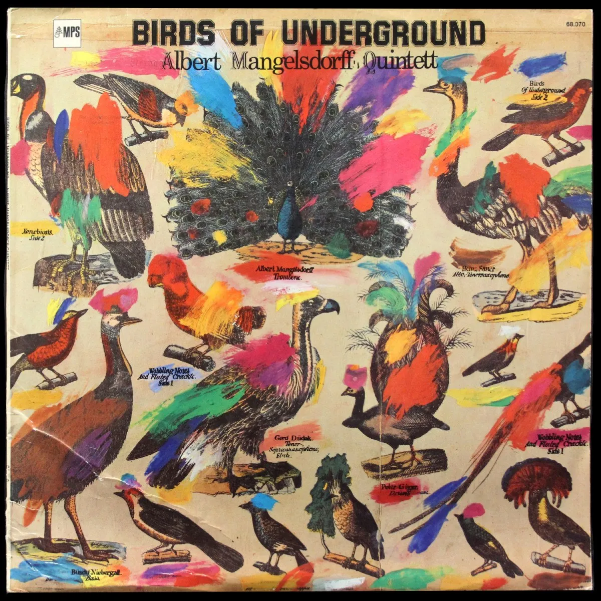 LP Albert Mangelsdorff — Birds Of Underground фото