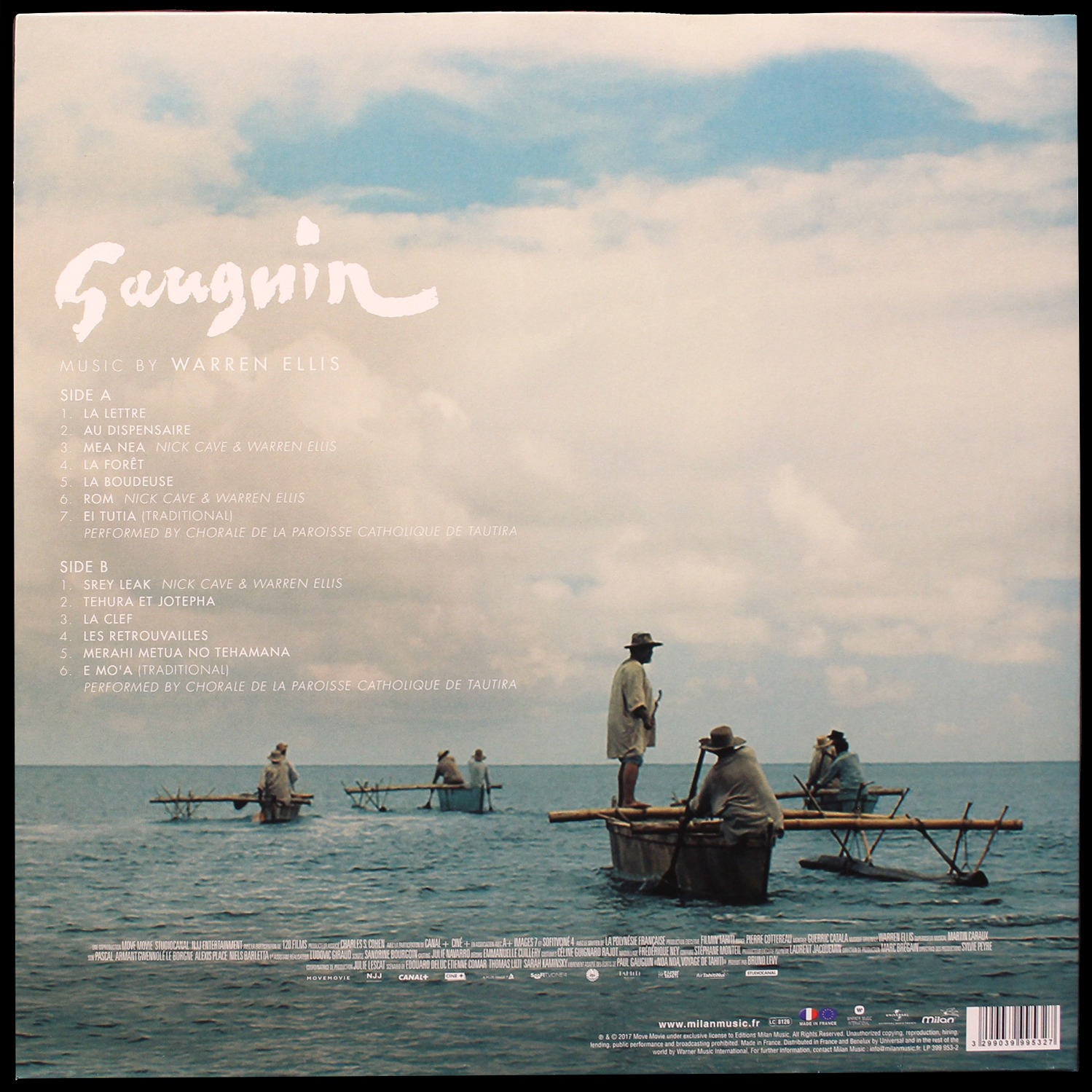 LP Warren Ellis — Gauguin (Original Motion Picture Soundtrack) фото 2