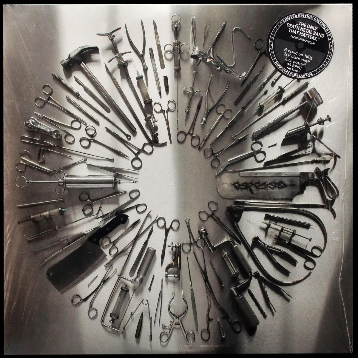 LP Carcass — Surgical Steel (2LP,  + постер) фото
