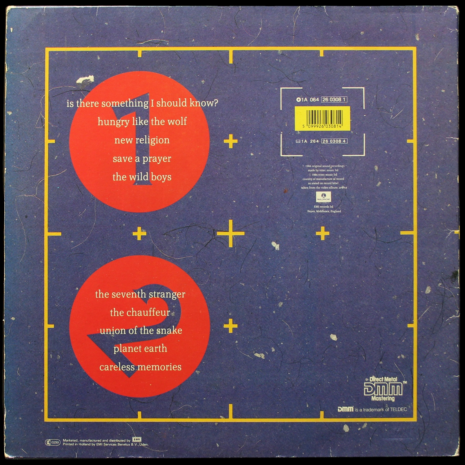 LP Duran Duran — Arena (+ буклет) фото 2