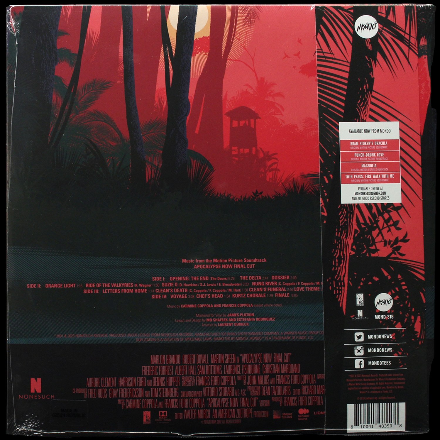 LP Carmine Coppola — Apocalypse Now Final Cut (2LP,  цветной винил,  + obi) фото 2