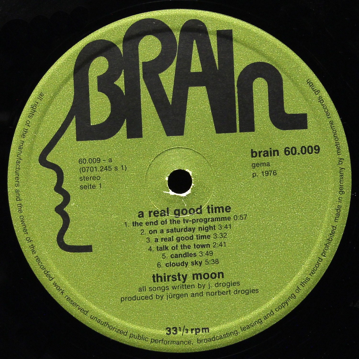 LP Thirsty Moon — Real Good Time фото 3