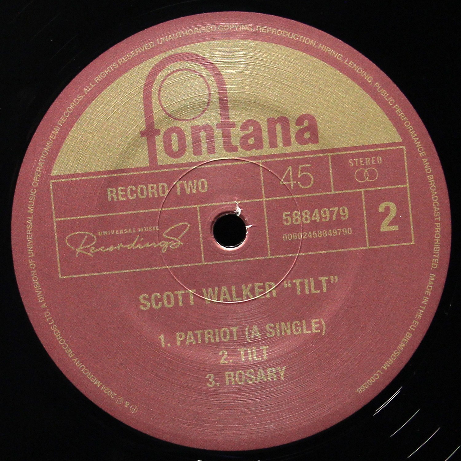 LP Scott Walker — Tilt (2LP) фото 6