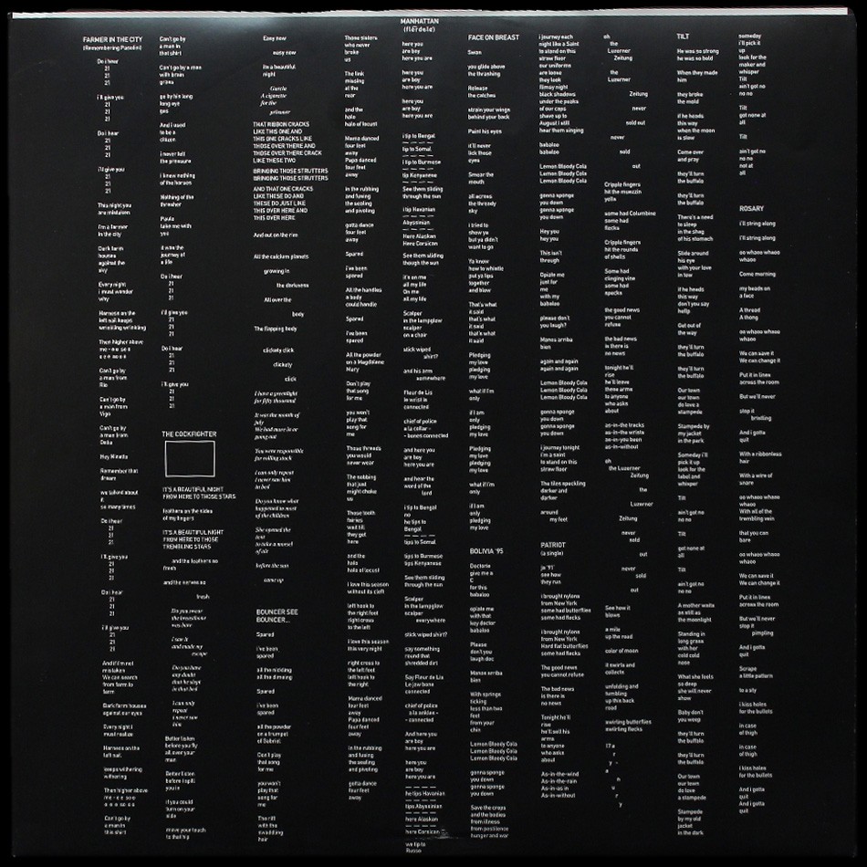 LP Scott Walker — Tilt (2LP) фото 10