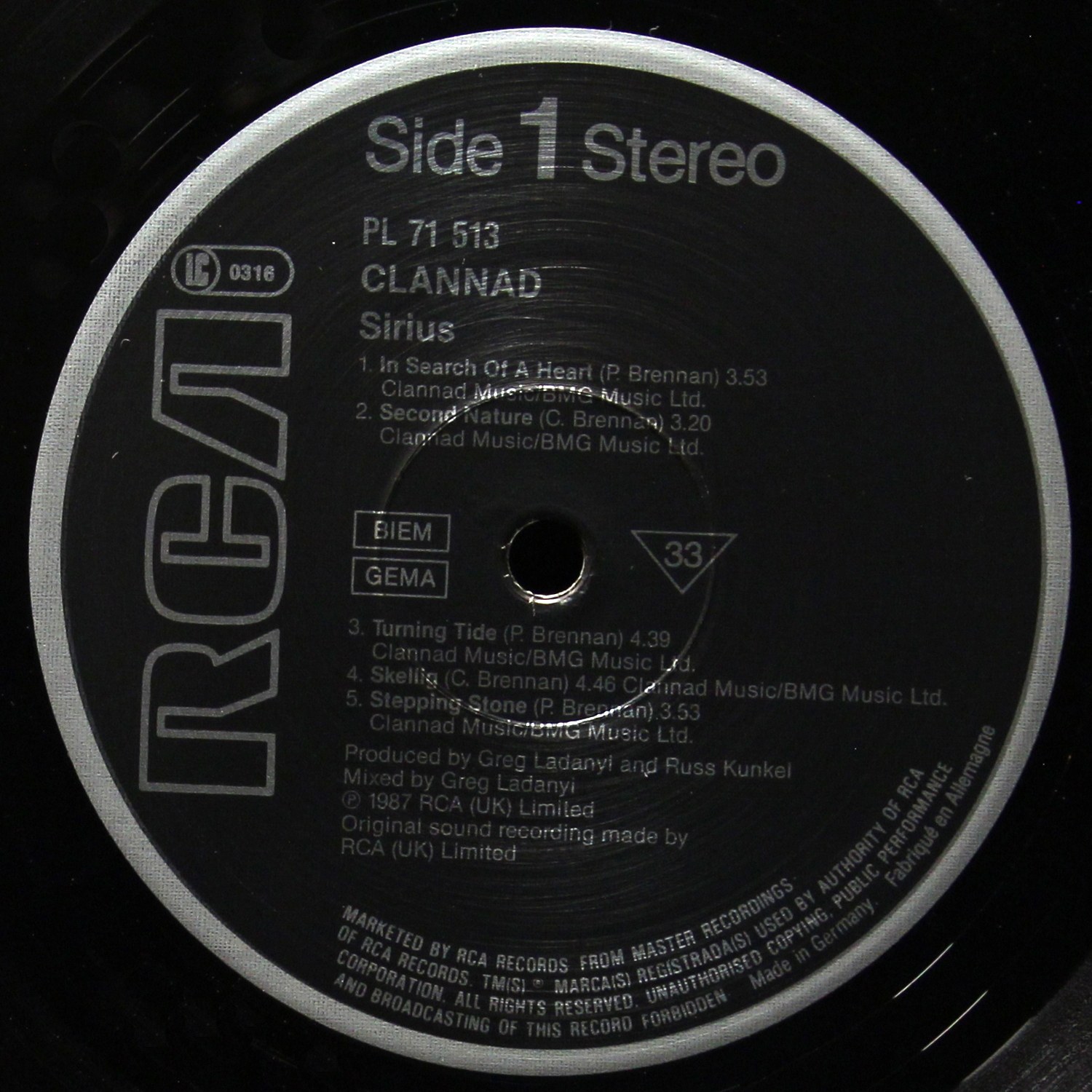 LP Clannad — Sirius фото 2