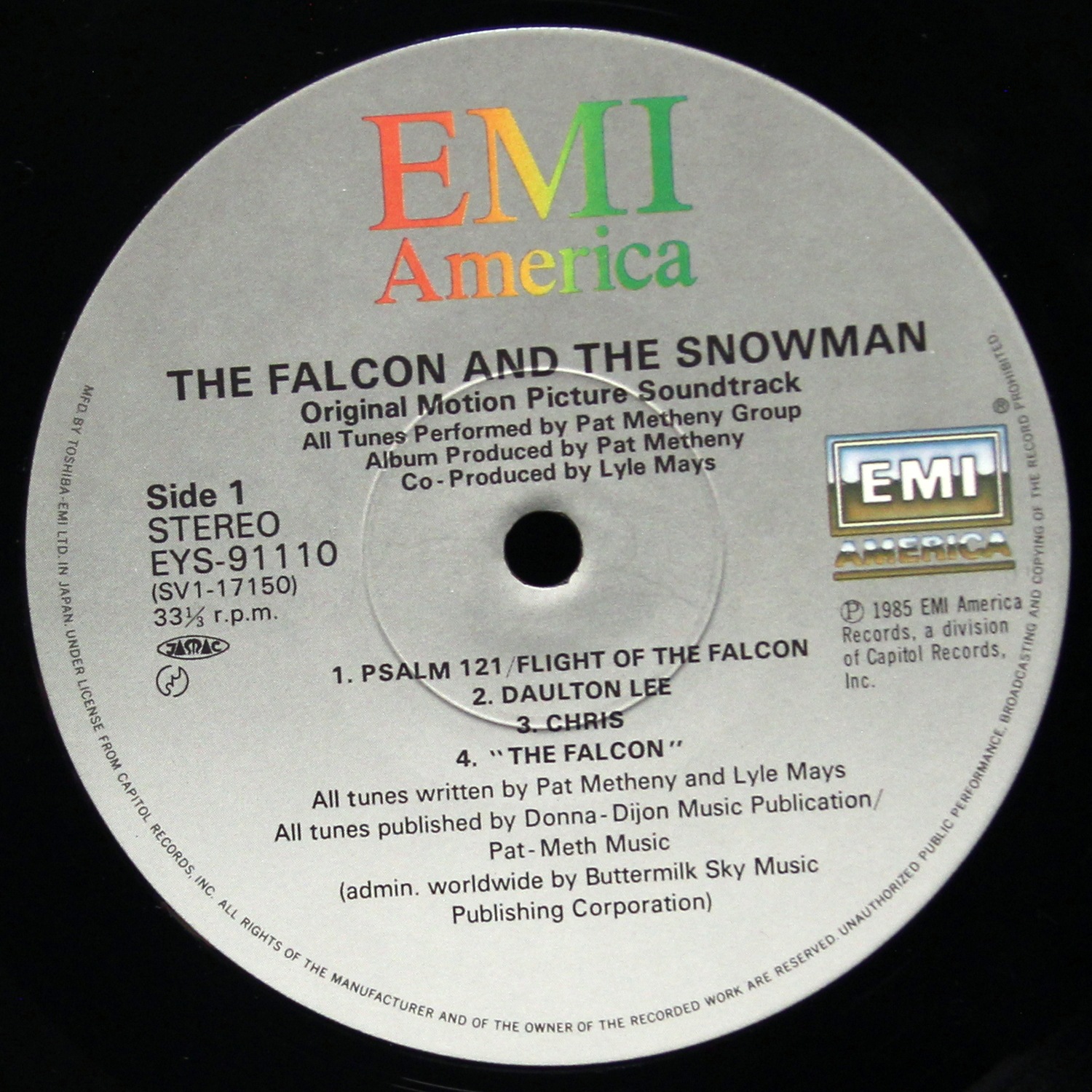 LP Pat Metheny Group — Falcon And The Snowman (+ obi) фото 3
