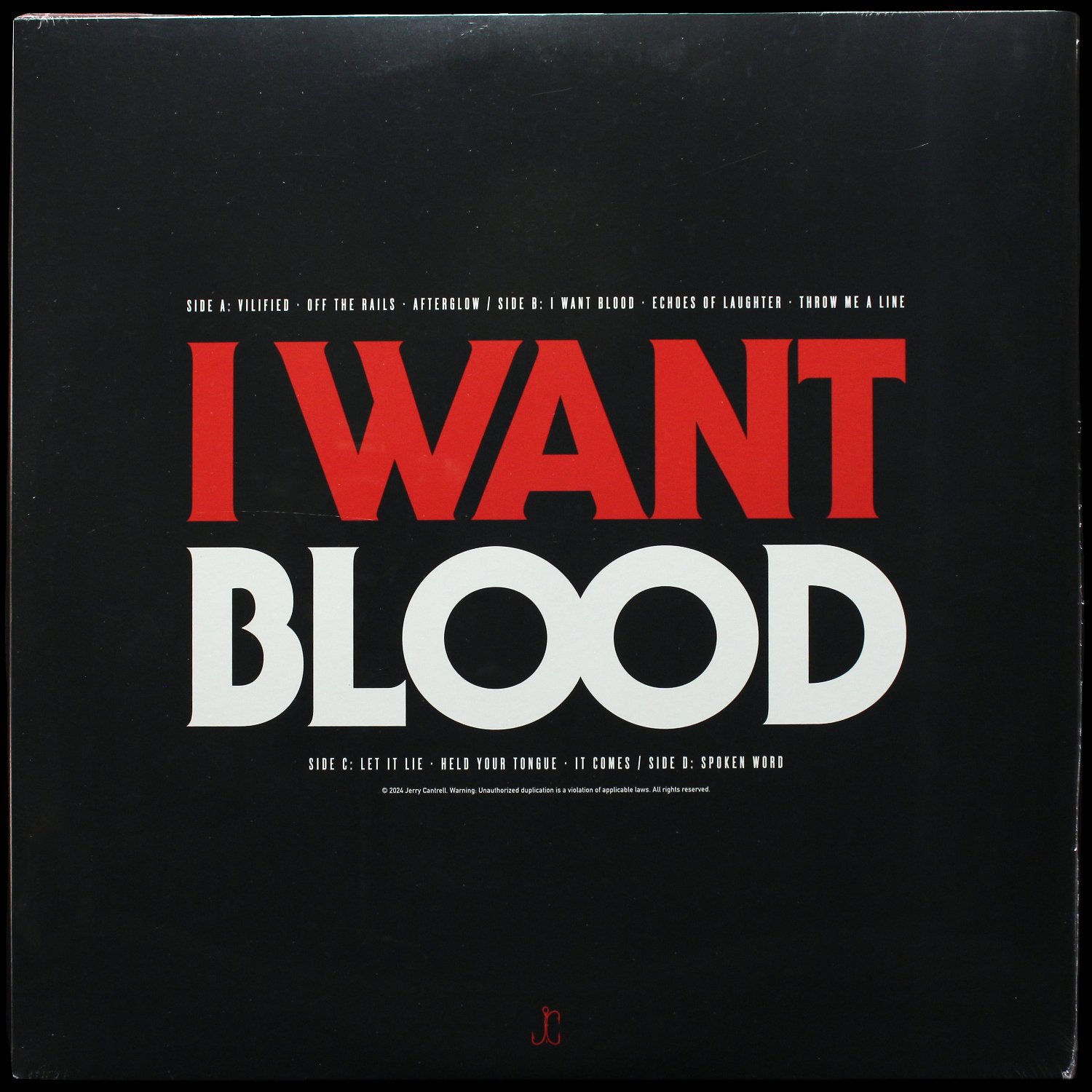 LP Jerry Cantrell — I Want Blood (2LP) фото 2