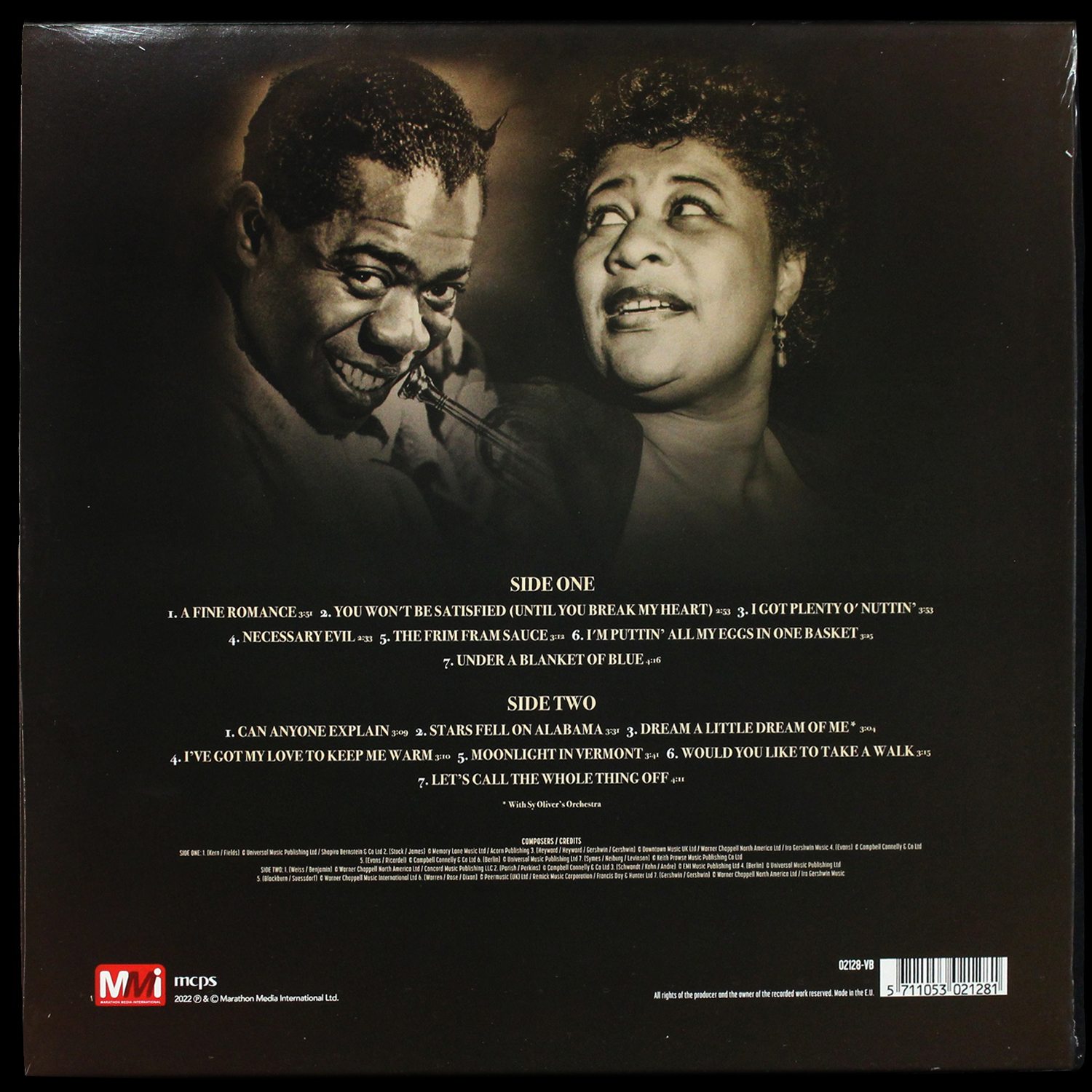 LP Ella Fitzgerald — A Fine Romance фото 2
